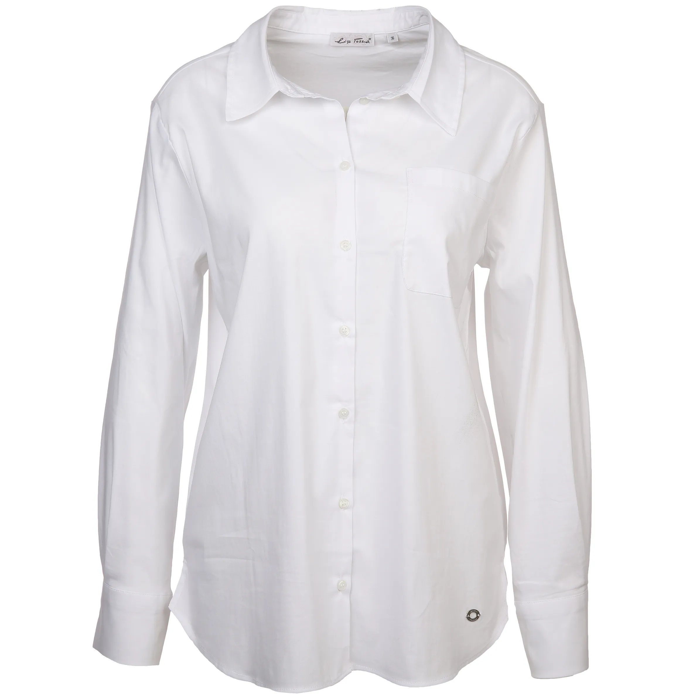 Lisa Tossa Da-Bluse m. Brusttasche Weiß 881696 WEIß 1 Lisa Tossa Da-Bluse m. Brusttasche Weiß 881696 WEIß 1