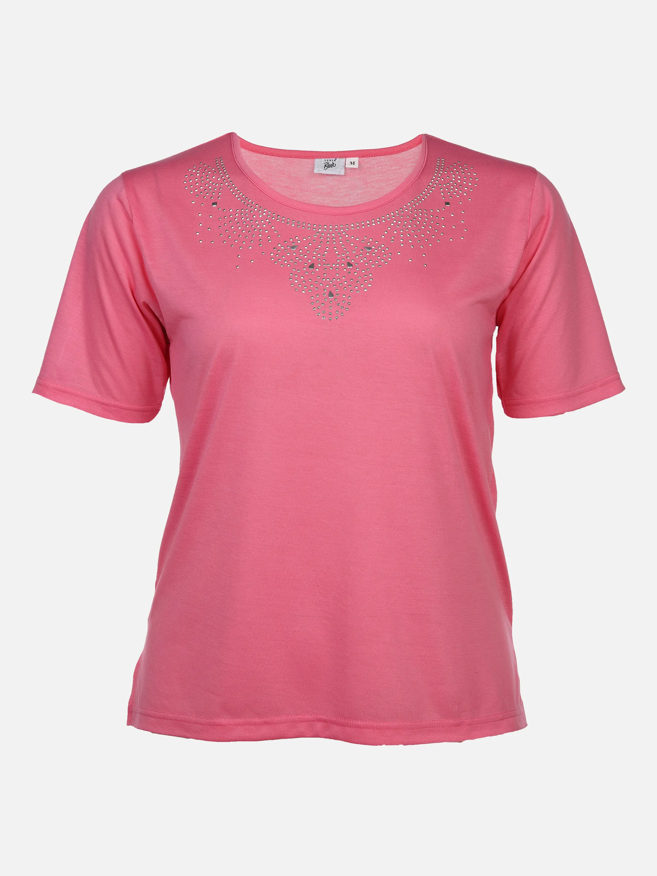 Sonja Blank Da-gr.Gr.T-Shirt m.Strassapplikation Pink 876189 PINK 1