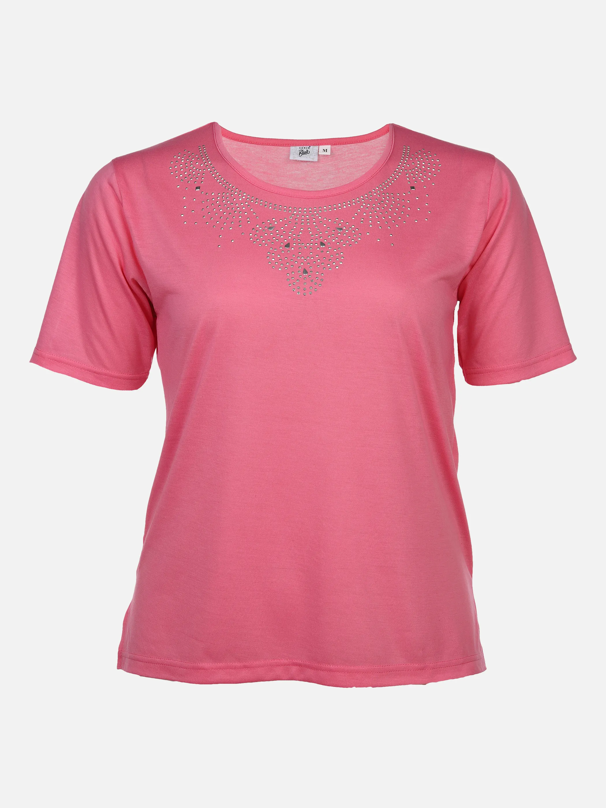 Sonja Blank Da-gr.Gr.T-Shirt m.Strassapplikation Pink 876189 PINK 1 Sonja Blank Da-gr.Gr.T-Shirt m.Strassapplikation Pink 876189 PINK 1