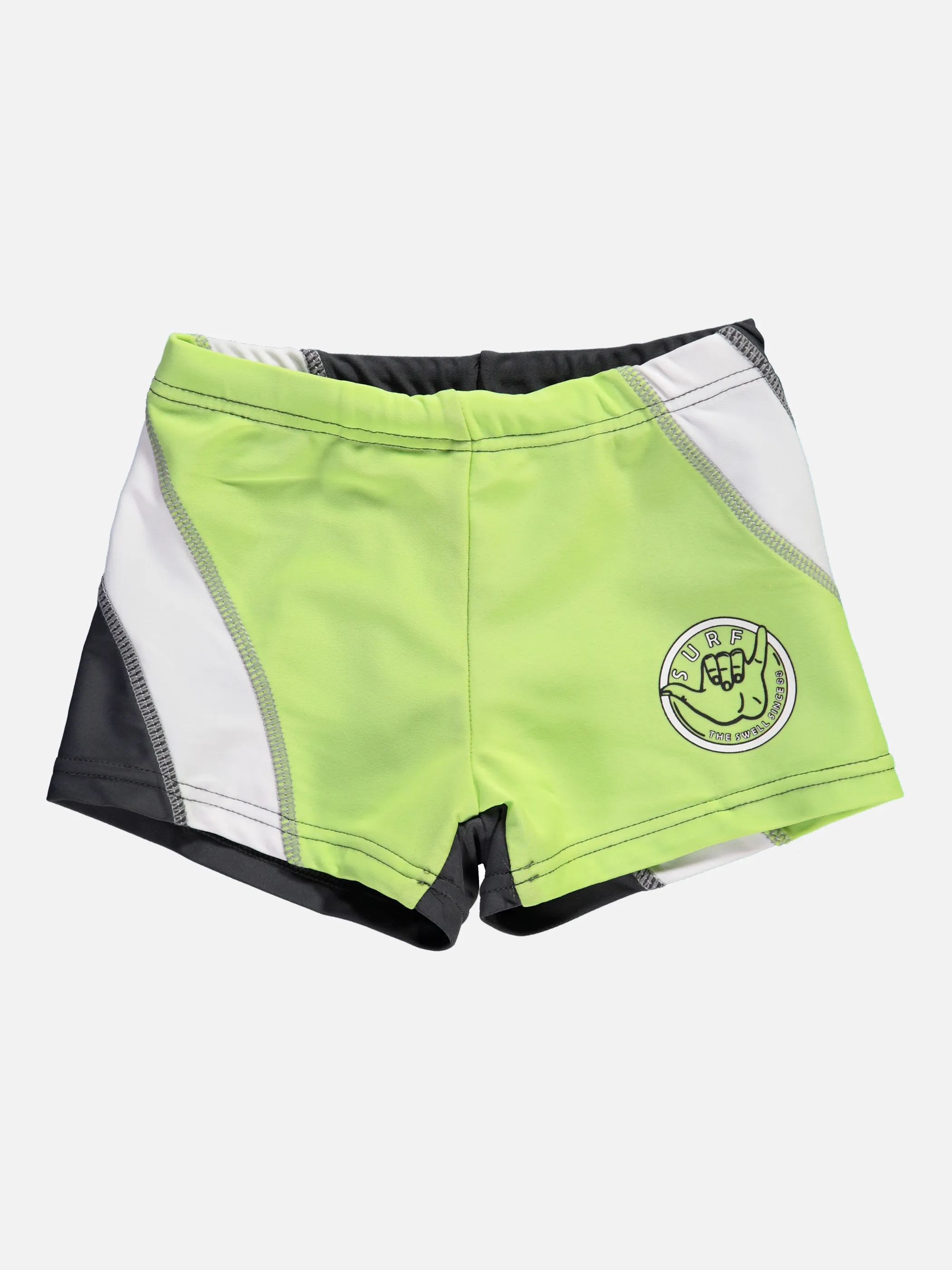 Stop + Go Kn-Badehose Grün 834319 LIME/WHITE 1