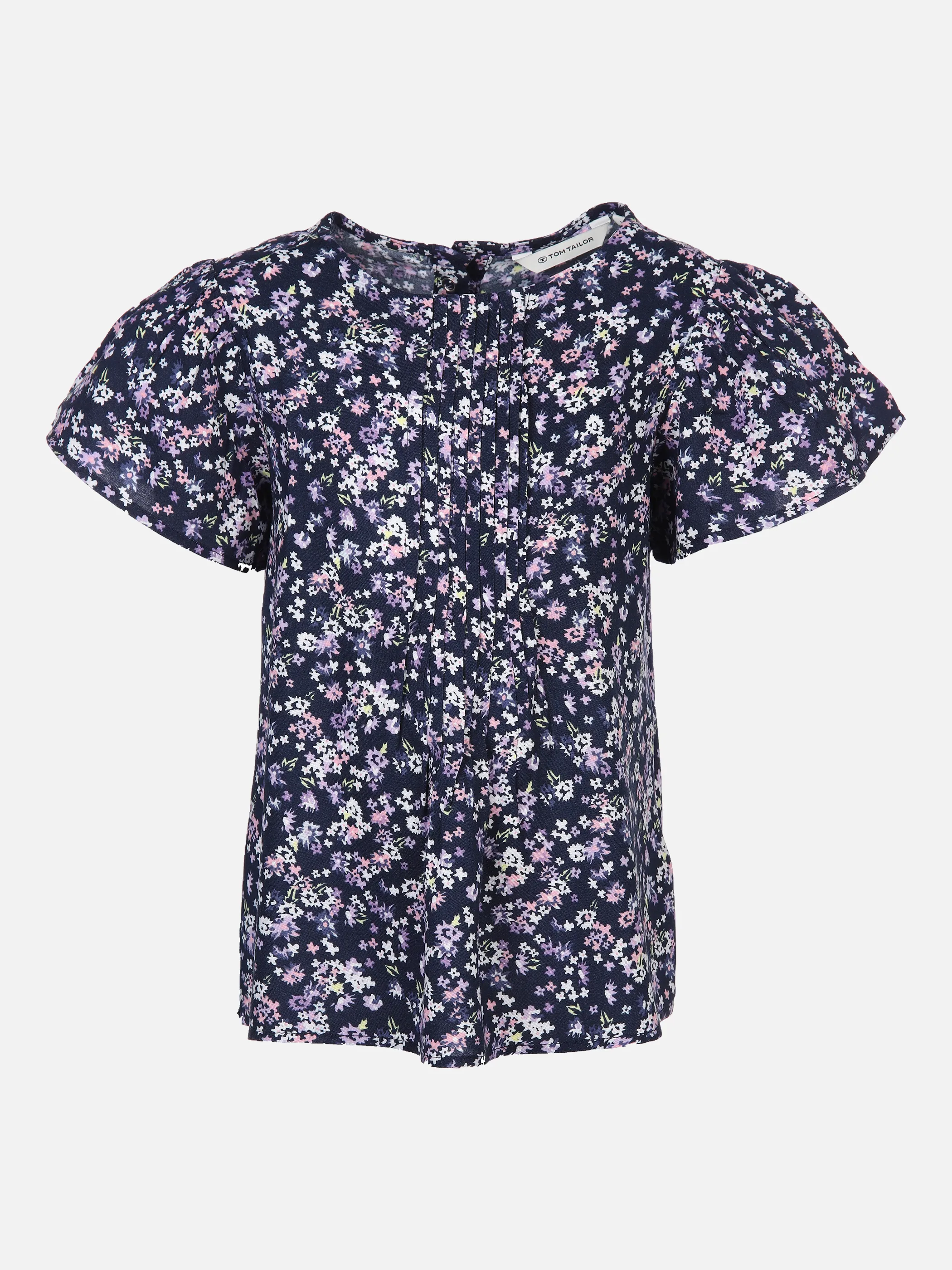 Tom Tailor 1030816 allover printed ruffle Weiß 860545 29413 1 Tom Tailor 1030816 allover printed ruffle Weiß 860545 29413 1