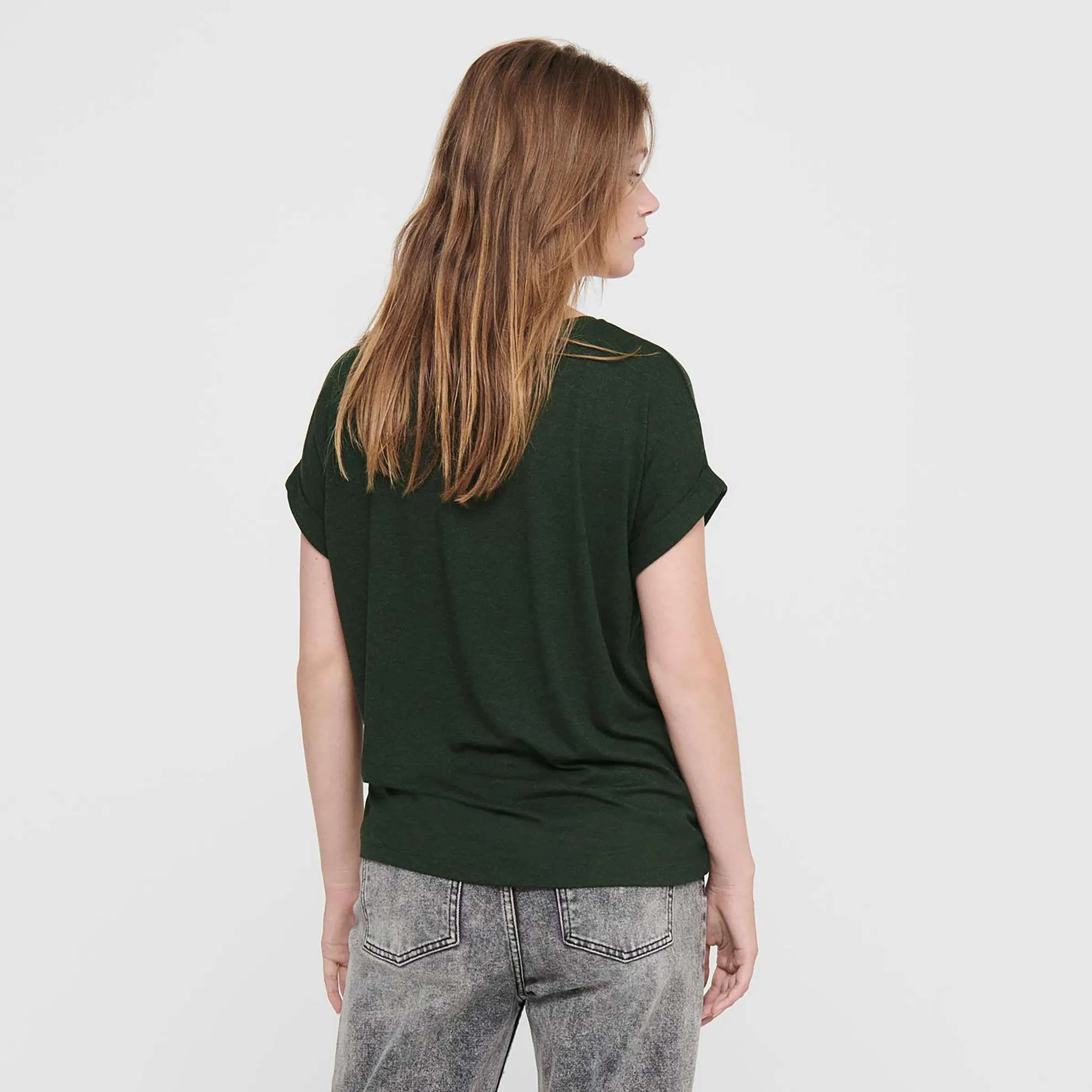 Only 15106662 ONLMOSTER S/S O-NECK Grün 820598 216610 4