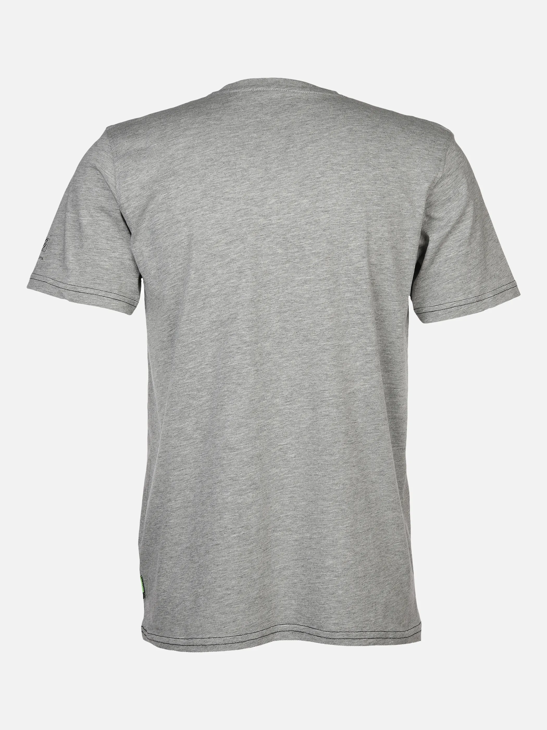 Worker He. T-Shirt 1/2 Arm Sprüche Grau 872418 SILVERGREY 2