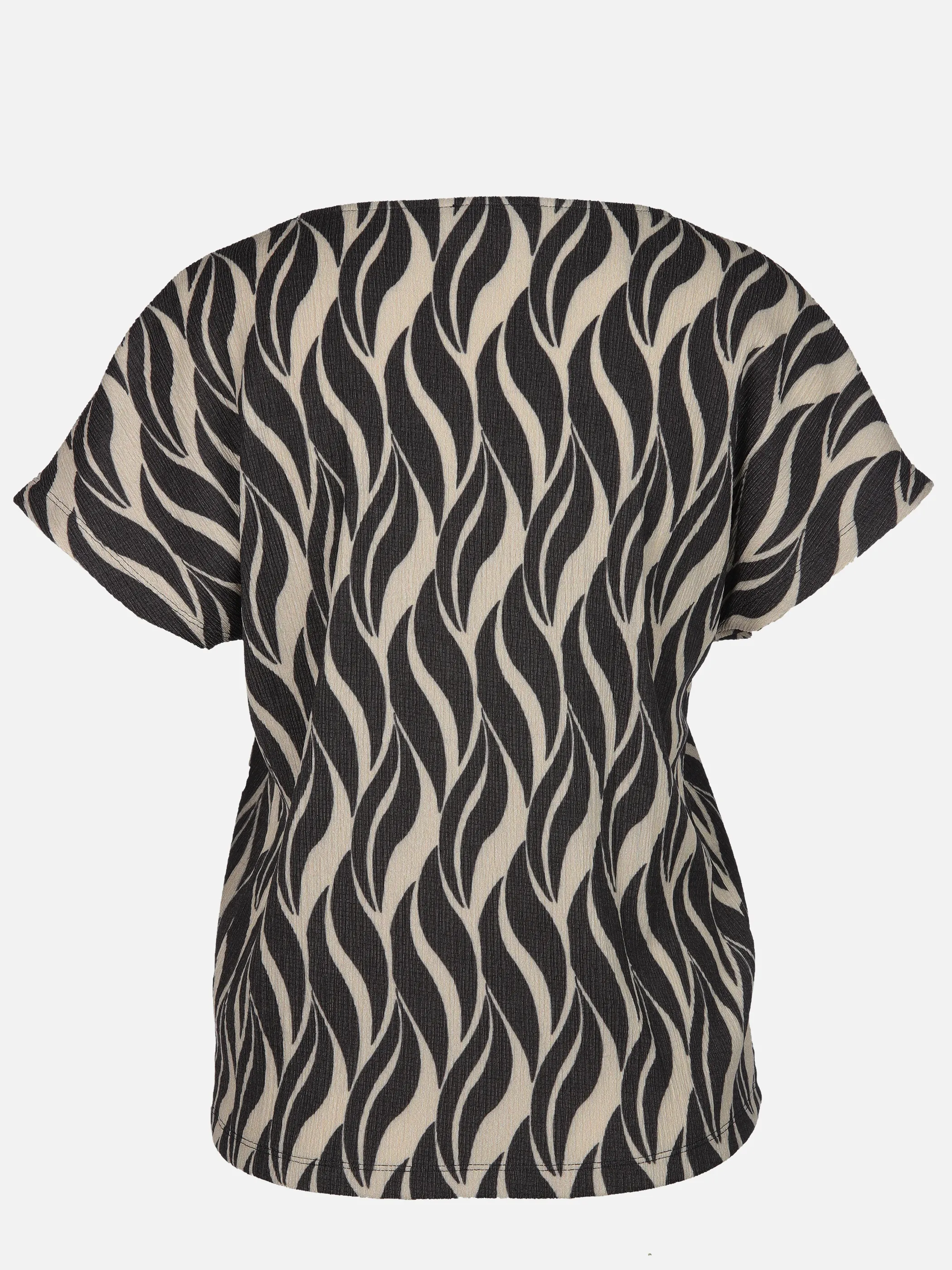 Lisa Tossa Da-Crincle-Shirt m. Print Schwarz 913503 OAK 2