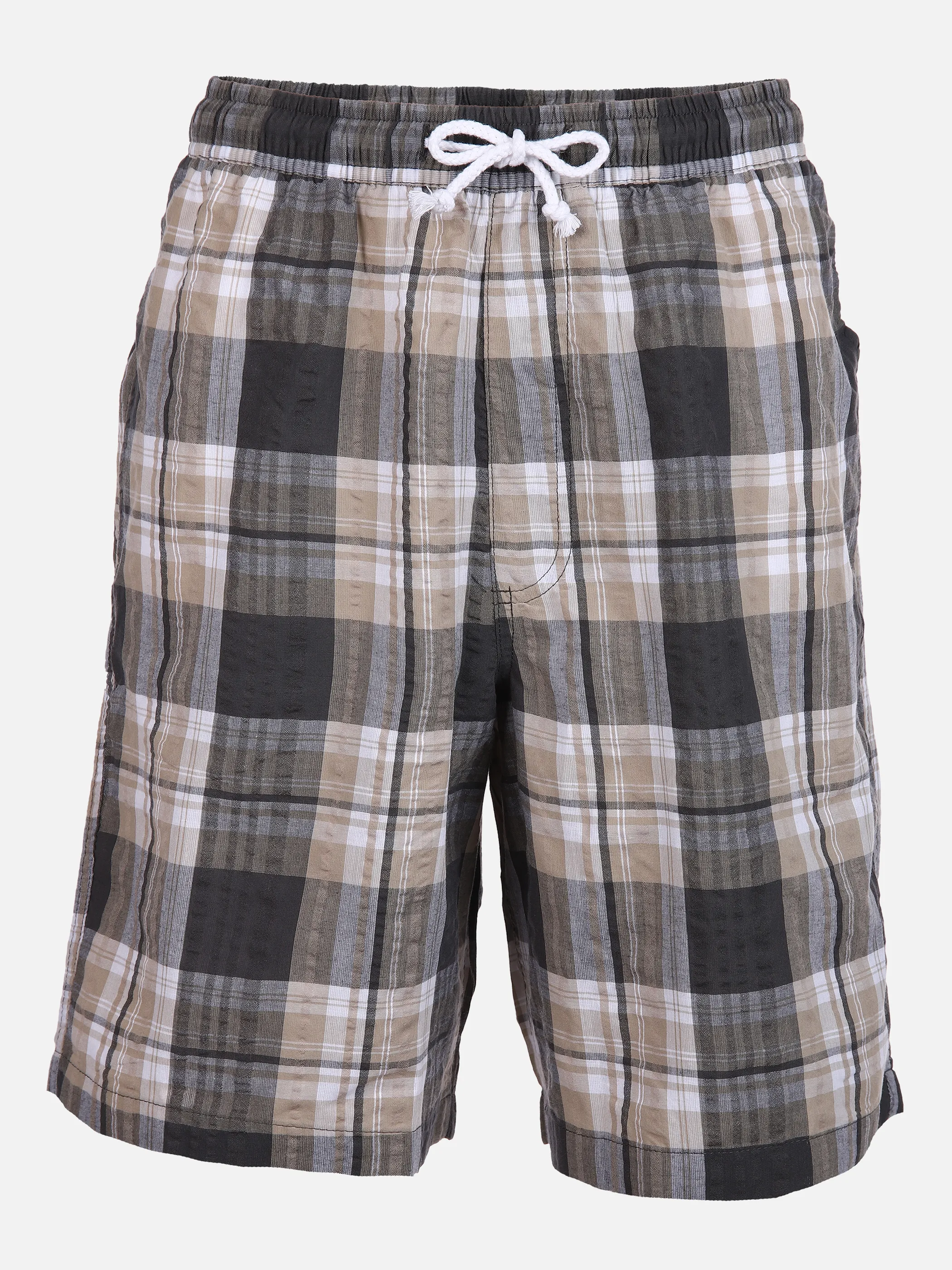 Marcel Battiston He. Seersuckershort Grün 831218 KHAKI 1 Marcel Battiston He. Seersuckershort Grün 831218 KHAKI 1