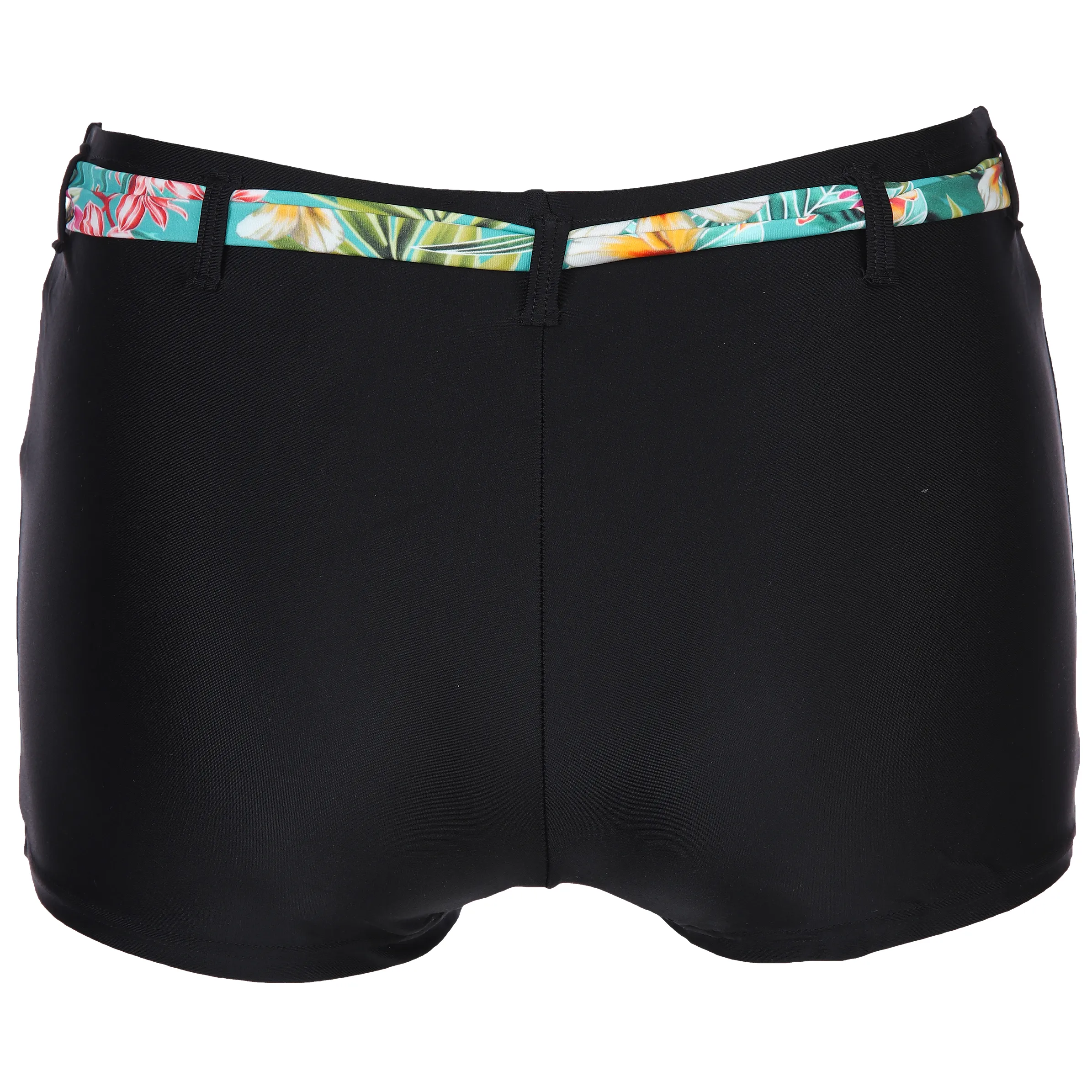Grinario Sports Da-Bikini Shorts mit Bindeband Schwarz 877042 BLACK 2 Grinario Sports Da-Bikini Shorts mit Bindeband Schwarz 877042 BLACK 2