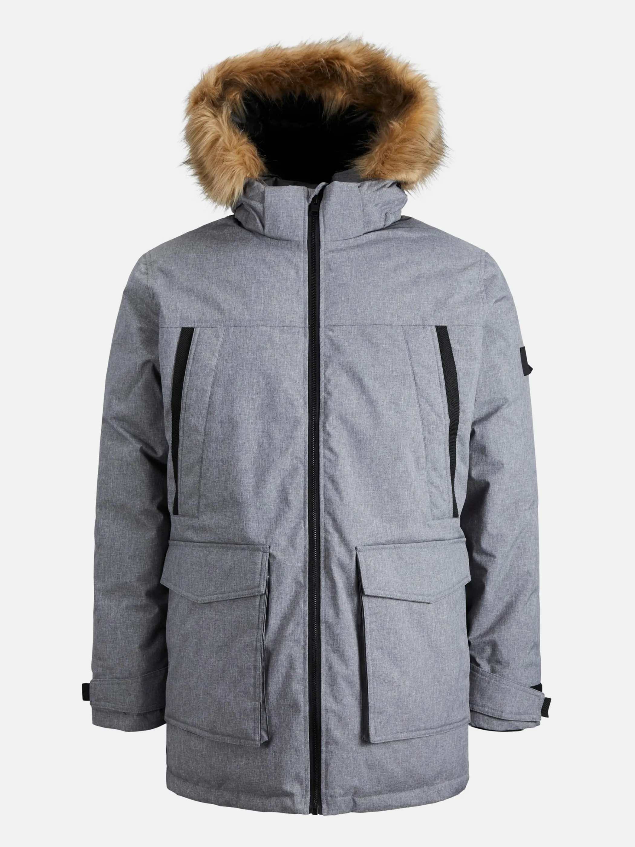 Jack Jones 12211773 JJECRAFT PARKA SN Grau 864764 179086 1