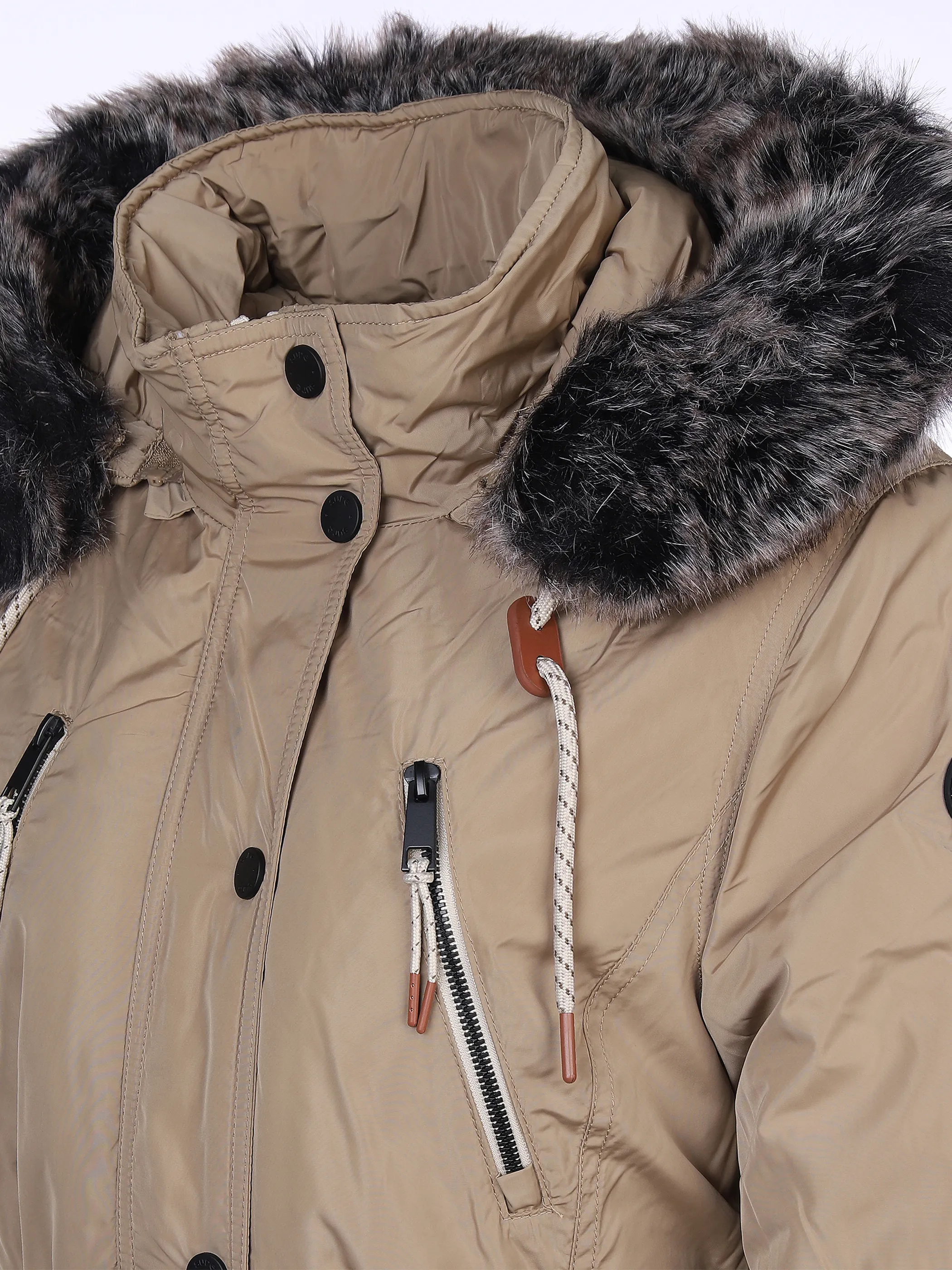 Sure Da-Parka m. Fellimitation Braun 866392 CAMEL 3 Sure Da-Parka m. Fellimitation Braun 866392 CAMEL 3