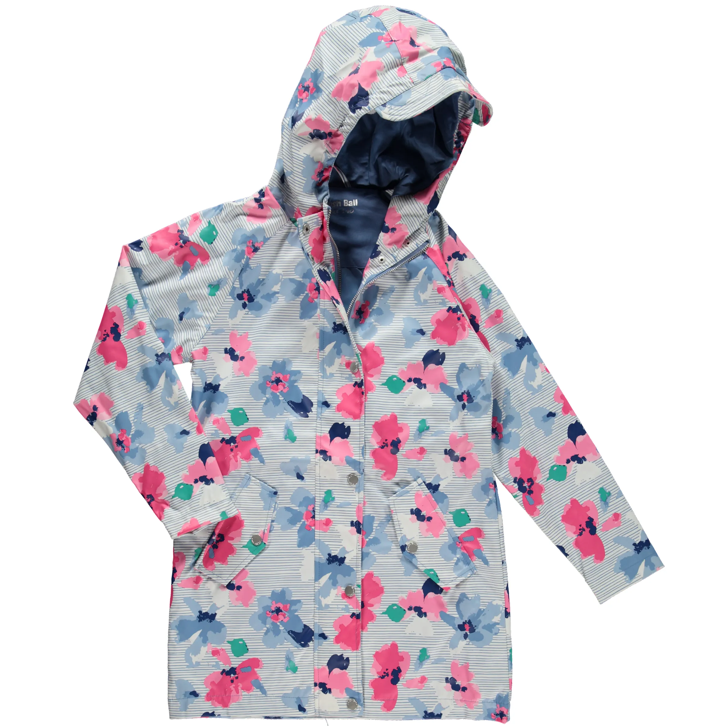 Push Ball Sp-Mä-Regenjacke Blau 806871 BLAU/ROSA 1