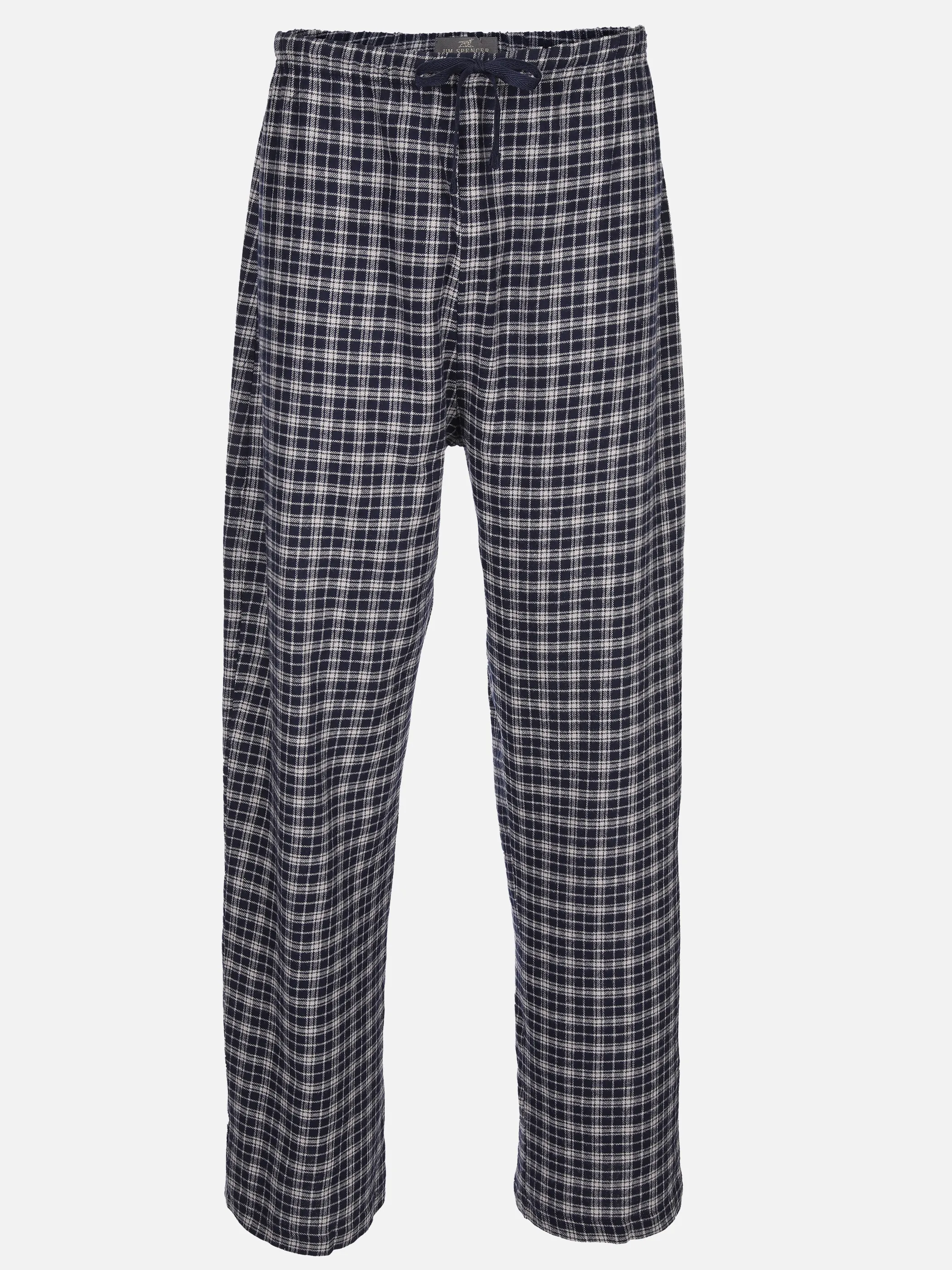 Jim Spencer He. Schlafanzughose Flanell ka Blau 897648 NAVY 1 Jim Spencer He. Schlafanzughose Flanell ka Blau 897648 NAVY 1