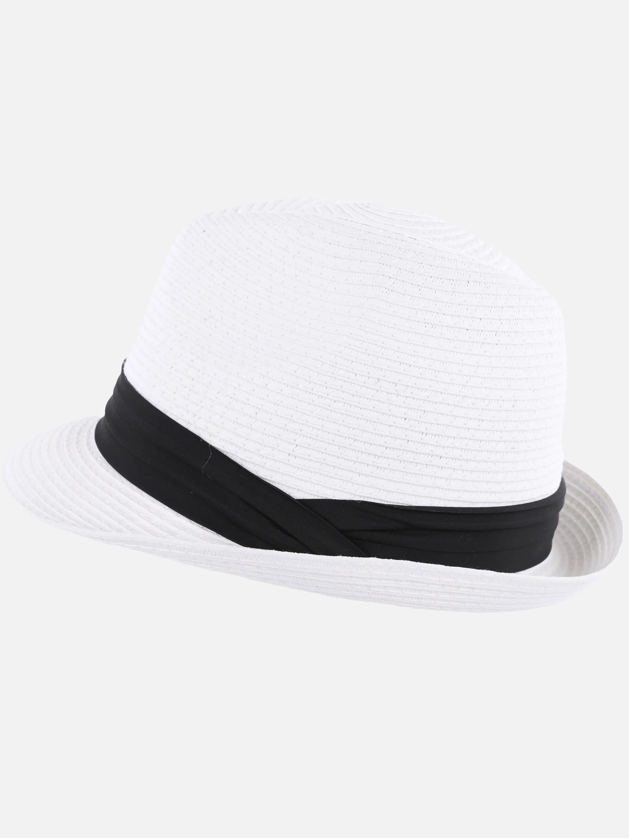 Sure Da-Trilby-Hut m. Kontrastband Weiß 894502 WHITEBLACK 2