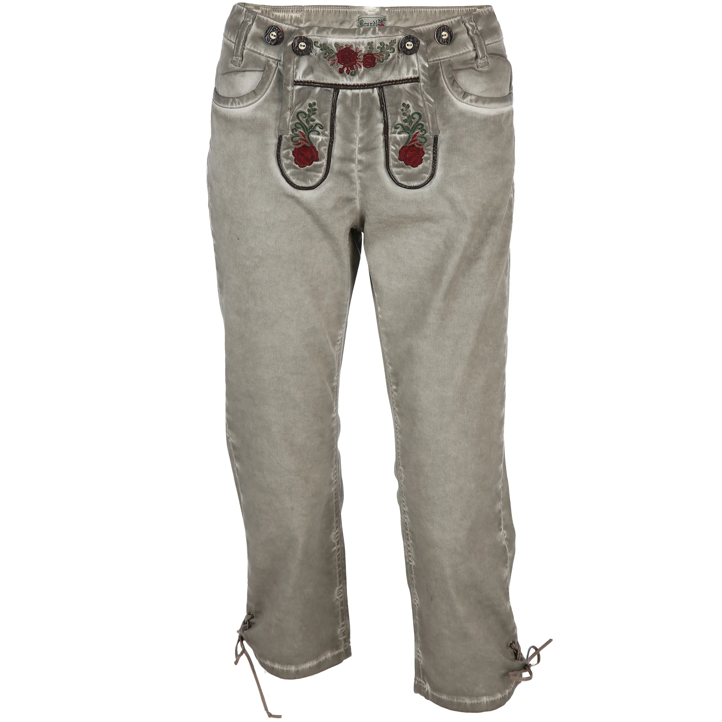 Brandl Tracht Da-Trachtenjeanscapri Braun 795899 TAUPE 1