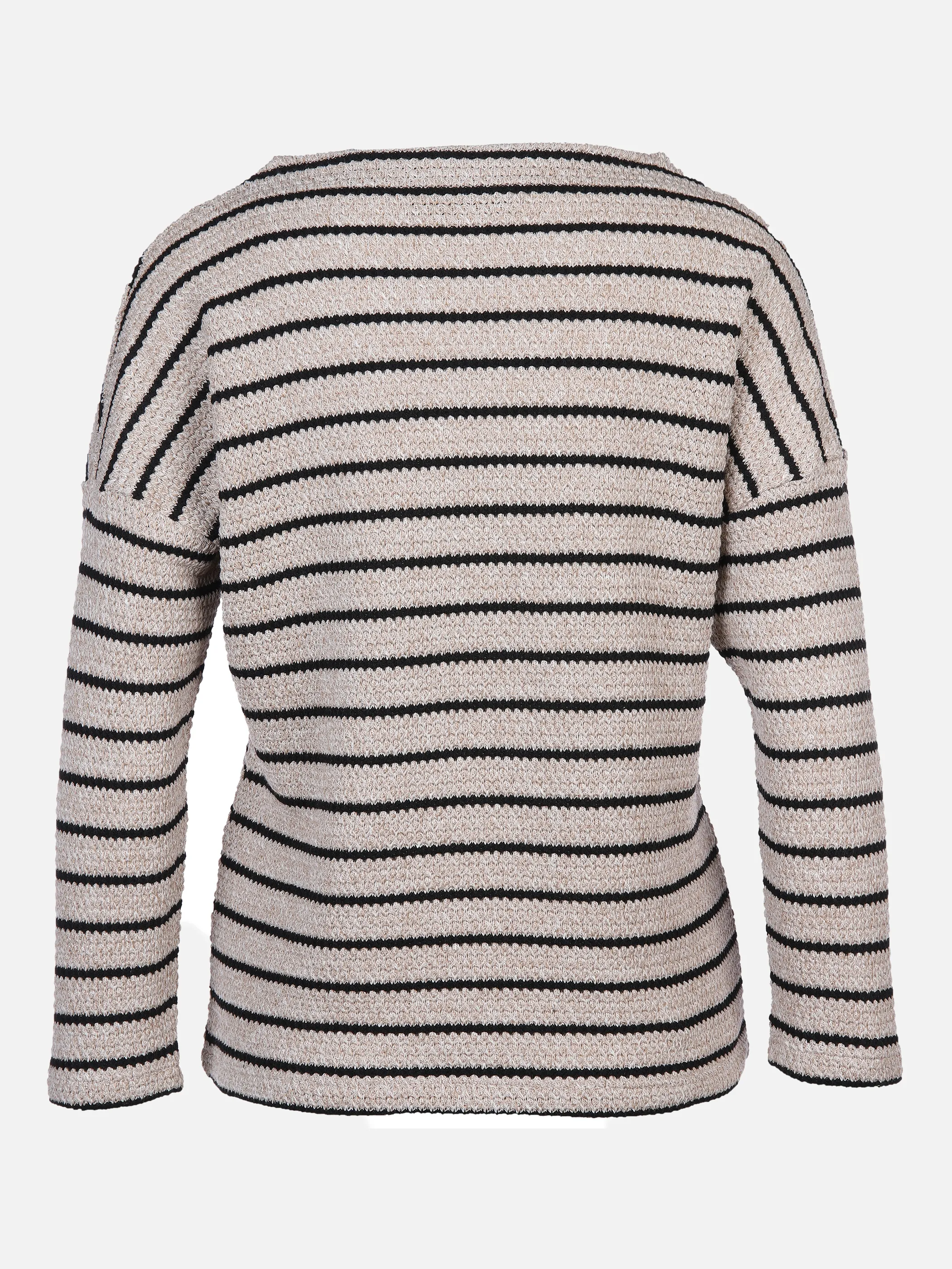 Sure Da-Sweatshirt in Strickoptik Beige 876016 BEIGE/BLA 2 Sure Da-Sweatshirt in Strickoptik Beige 876016 BEIGE/BLA 2