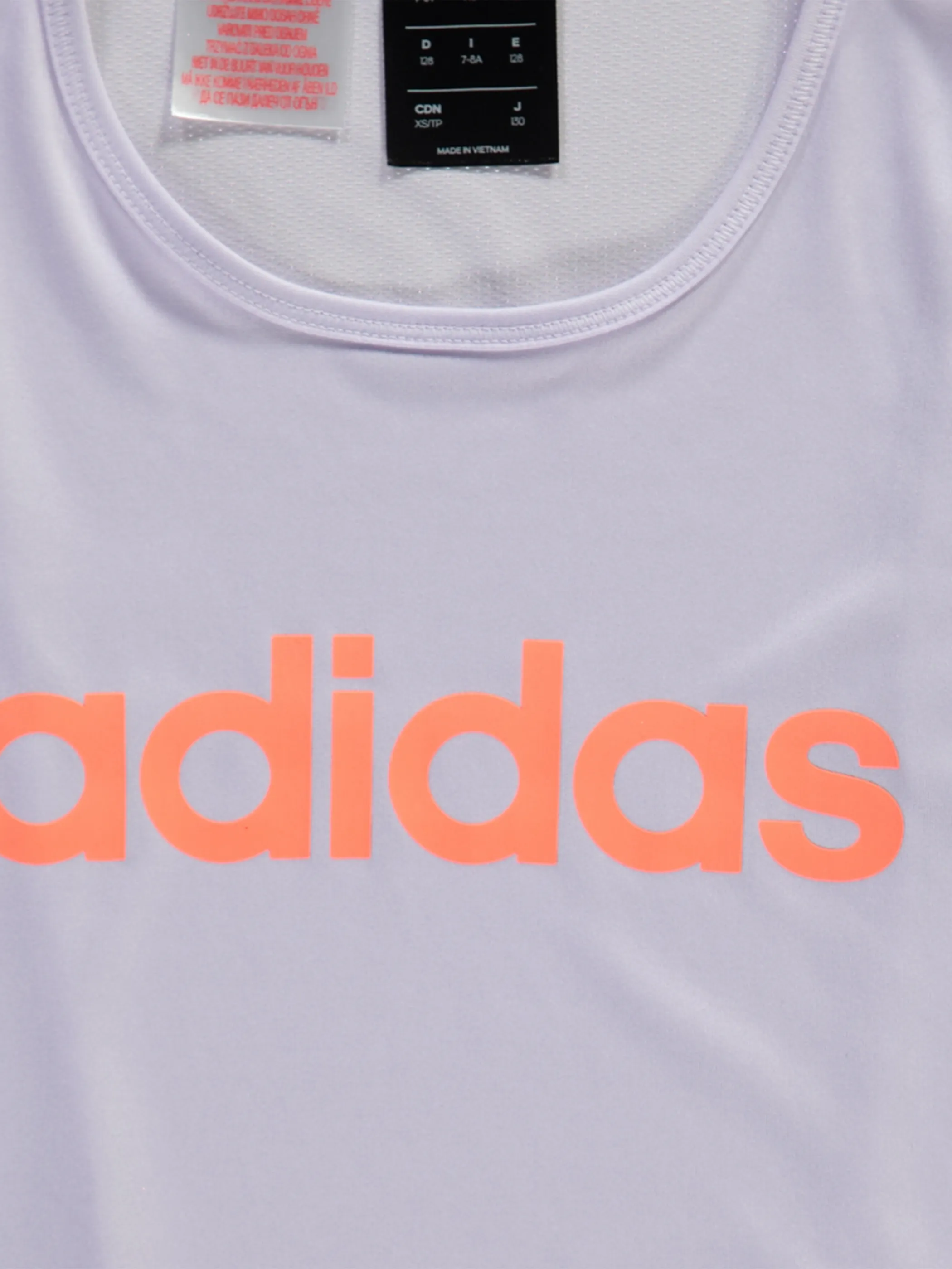 Adidas FM6635 Md- T-Shirt m. Schriftz Lila 834023 ADAQ 3