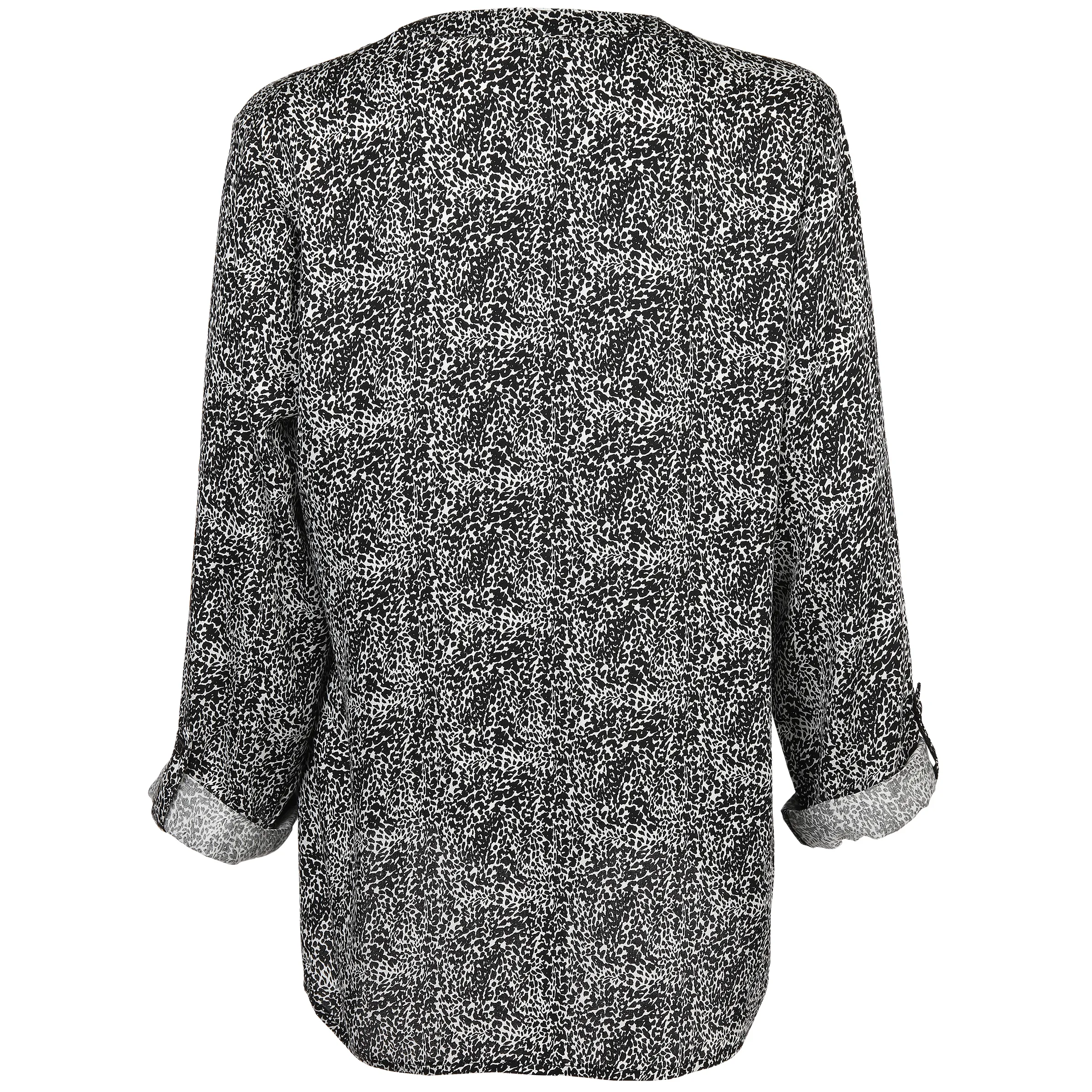 Lisa Tossa Da-Viskose-Bluse 1/1 Arm Schwarz 880525 BLACK/OFFW 2 Lisa Tossa Da-Viskose-Bluse 1/1 Arm Schwarz 880525 BLACK/OFFW 2