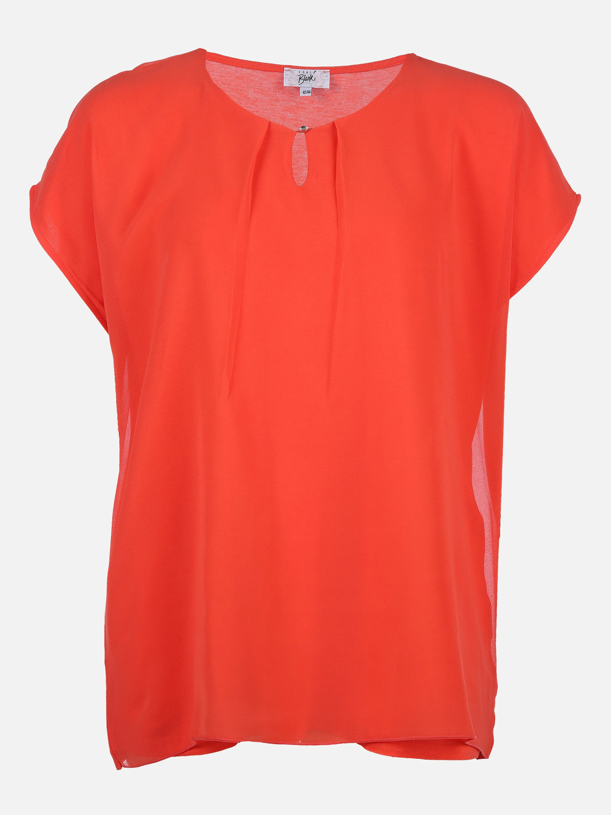 Sonja Blank Da-Gr. Größen Shirt Materialmi Rot 839033 KORALLE 1