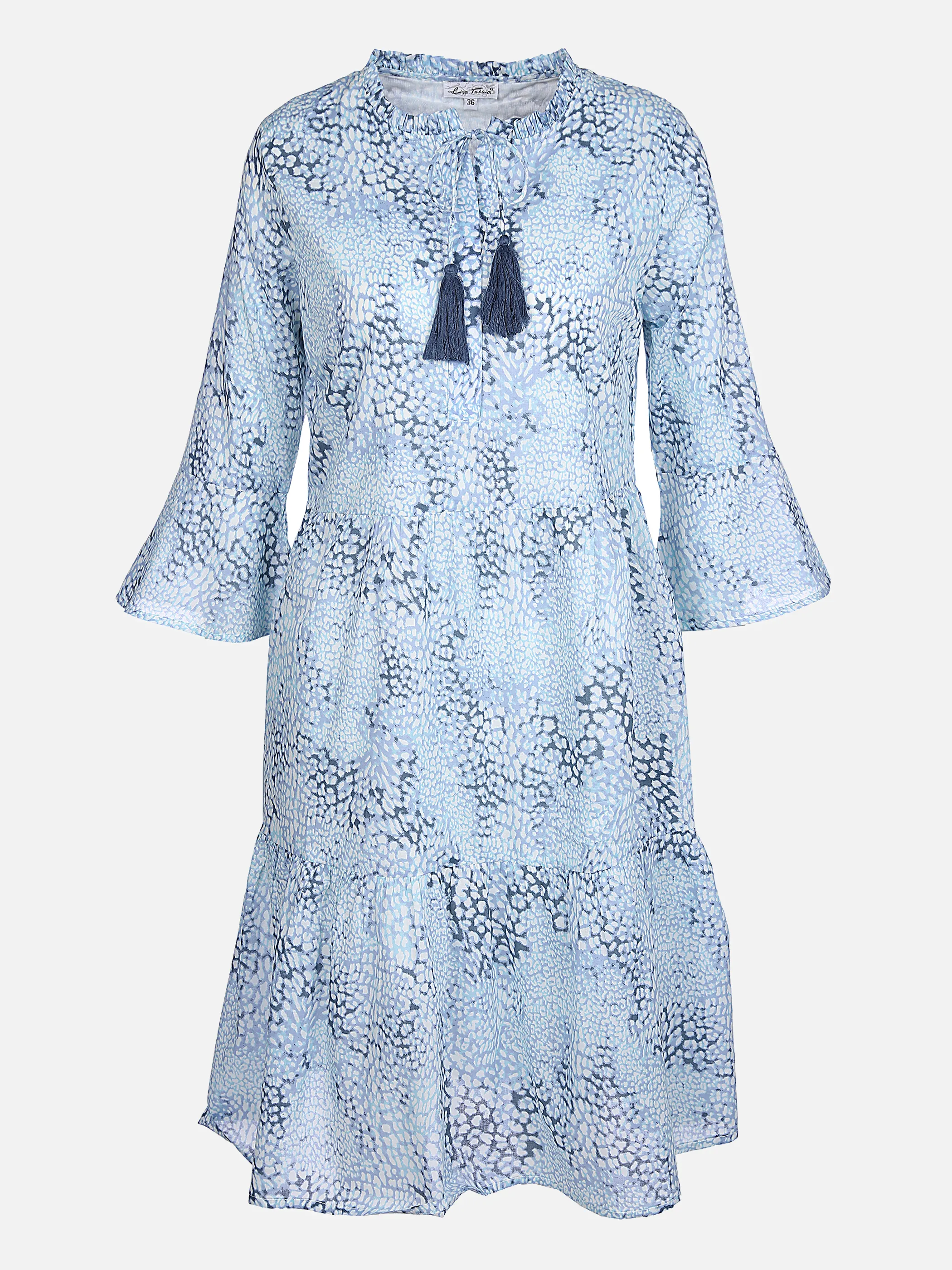 Lisa Tossa Da-Midi-Kleid m. Alloverprint Blau 862728 BLAU GEM. 1 Lisa Tossa Da-Midi-Kleid m. Alloverprint Blau 862728 BLAU GEM. 1