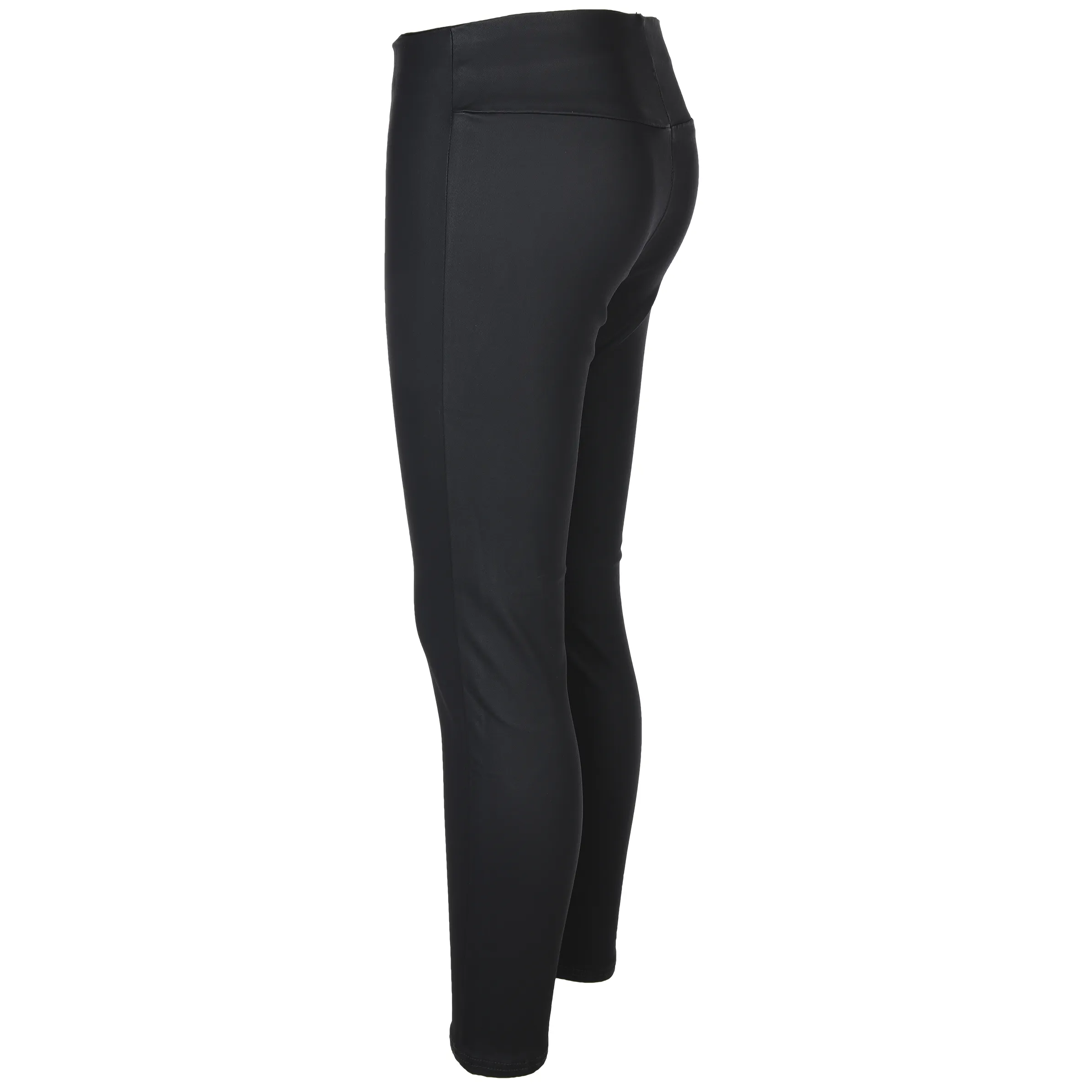 Tom Tailor 1039611 pants tregging coated Schwarz 887435 14482 3