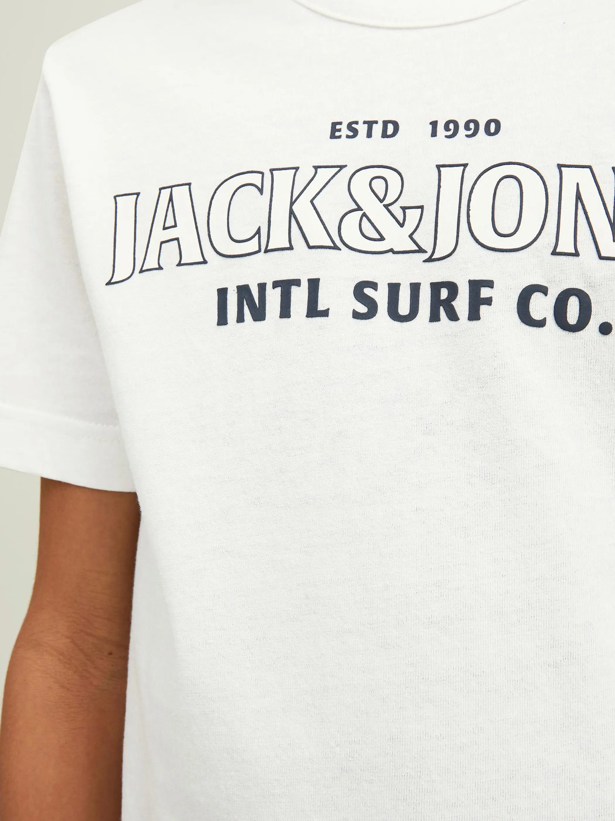 Jack&Jones Junior 12209931 JORBREEZY BRANDING TE Weiß 863520 177642 3