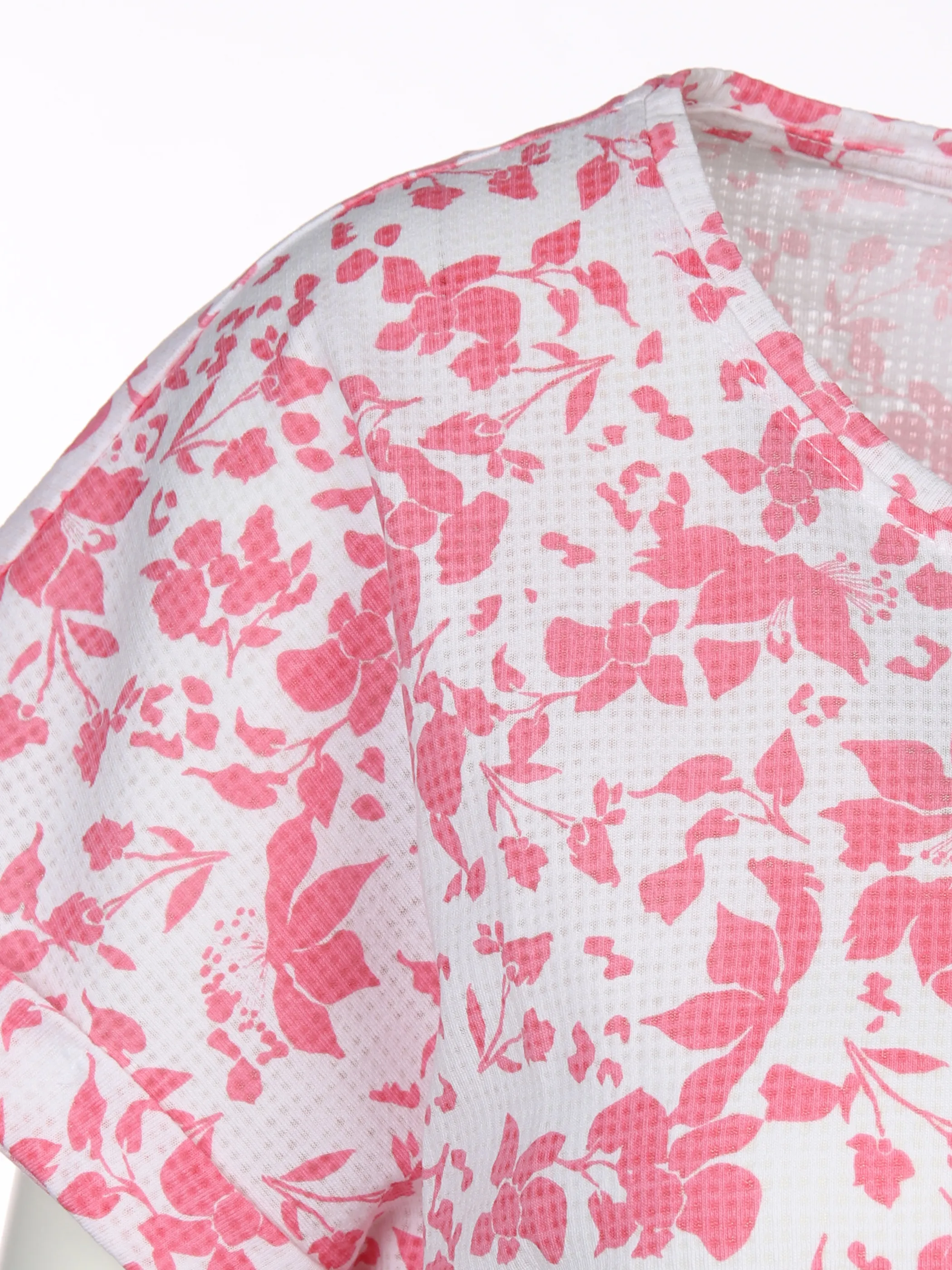 Sure Da-Alloverprintshirt m.Rundhal Pink 873371 FLAMINGO 3 Sure Da-Alloverprintshirt m.Rundhal Pink 873371 FLAMINGO 3