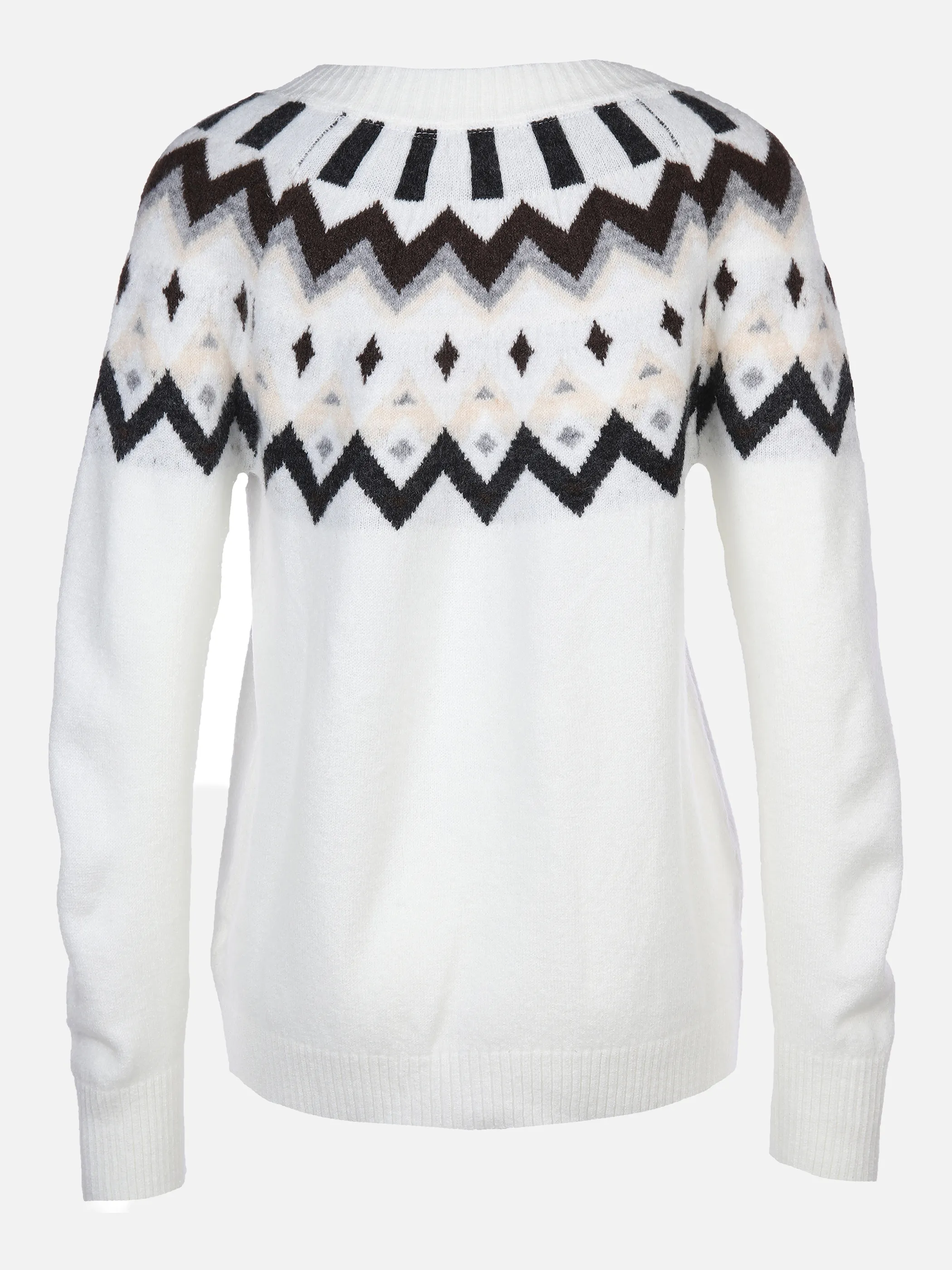 Lisa Tossa Da-Pullover m. Norwegerstrick Weiß 867700 OFFWH/MULT 2 Lisa Tossa Da-Pullover m. Norwegerstrick Weiß 867700 OFFWH/MULT 2