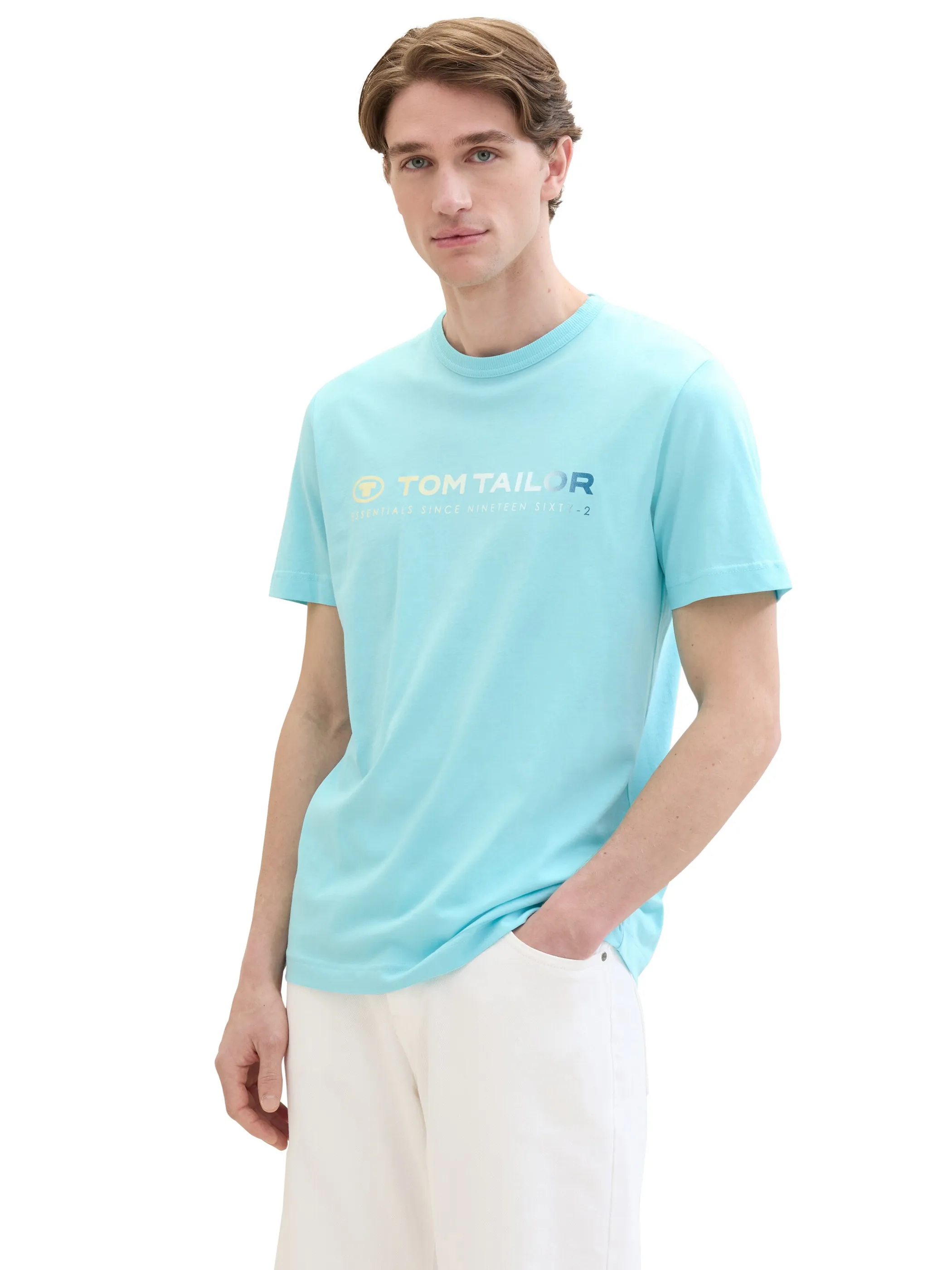 Tom Tailor 1041855 printed t-shirt Türkis 895629 34921 3