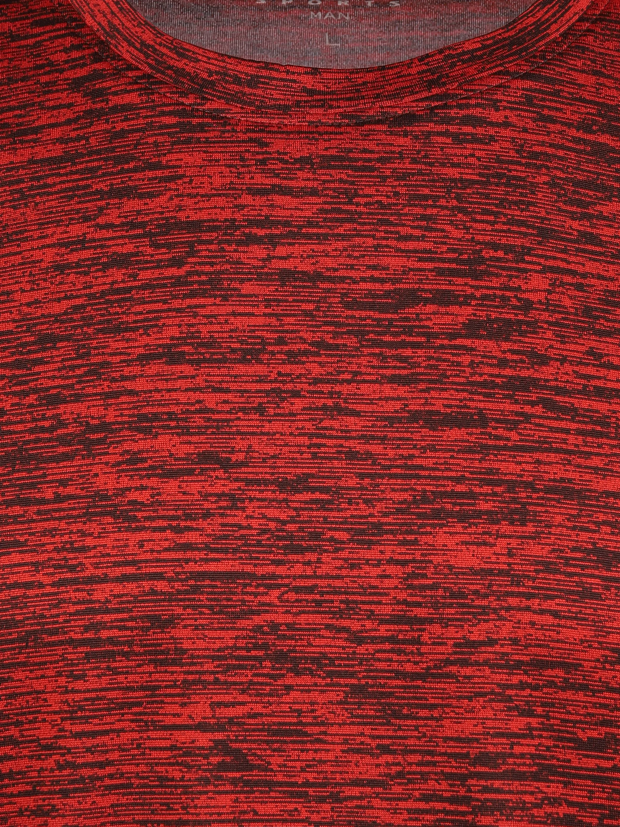 Grinario Sports He- Sport T-Shirt Rot 890091 RED MEL. 3