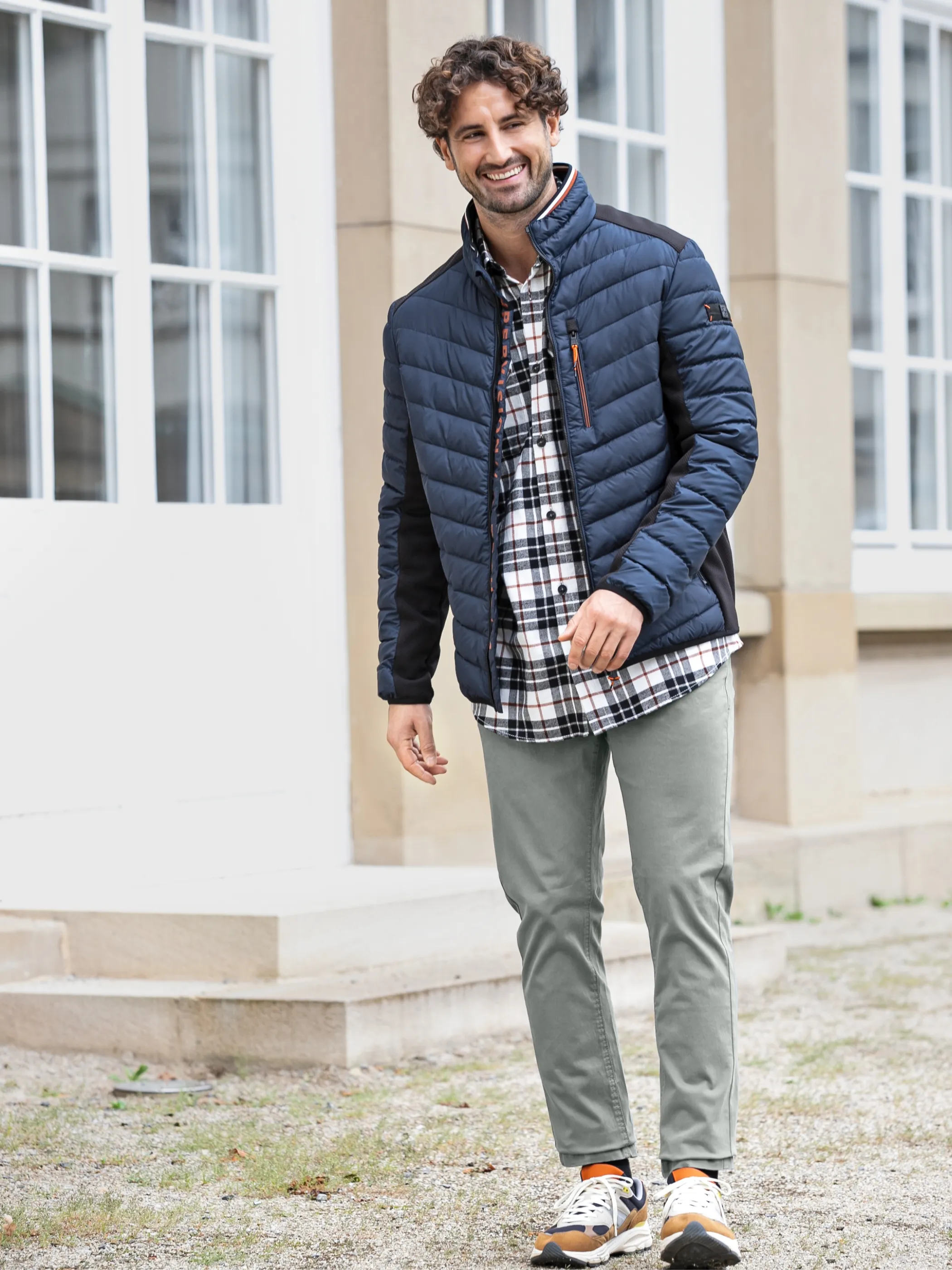 Jim Spencer He. Steppjacke softshell Blau 880638 NAVY 5 Jim Spencer He. Steppjacke softshell Blau 880638 NAVY 5