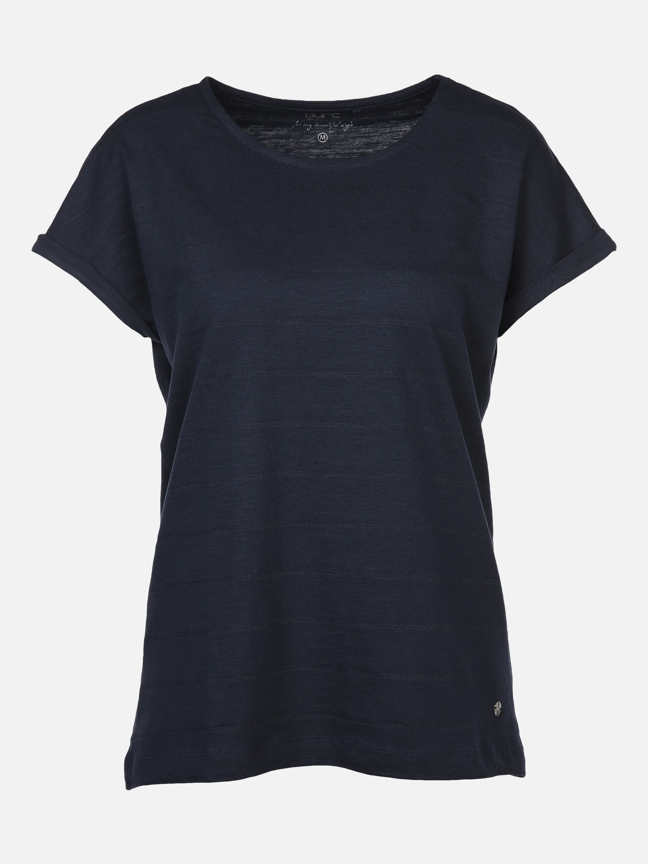 Sure Da-Strukturshirt m.Rundhals Blau 873330 NAVY 1