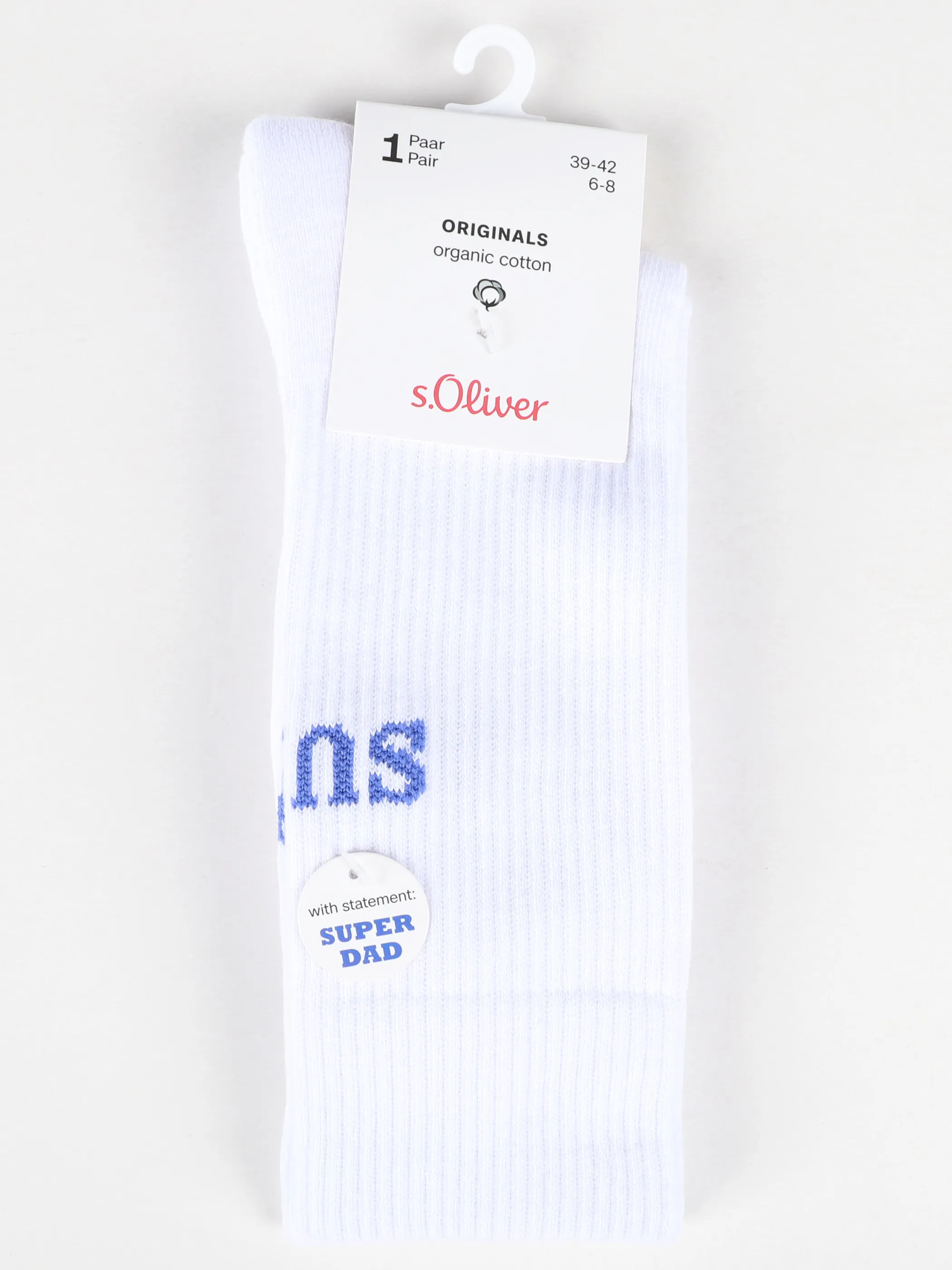 s.Oliver S20752 Slogan Socks Tennis Weiß 908701 5270 3