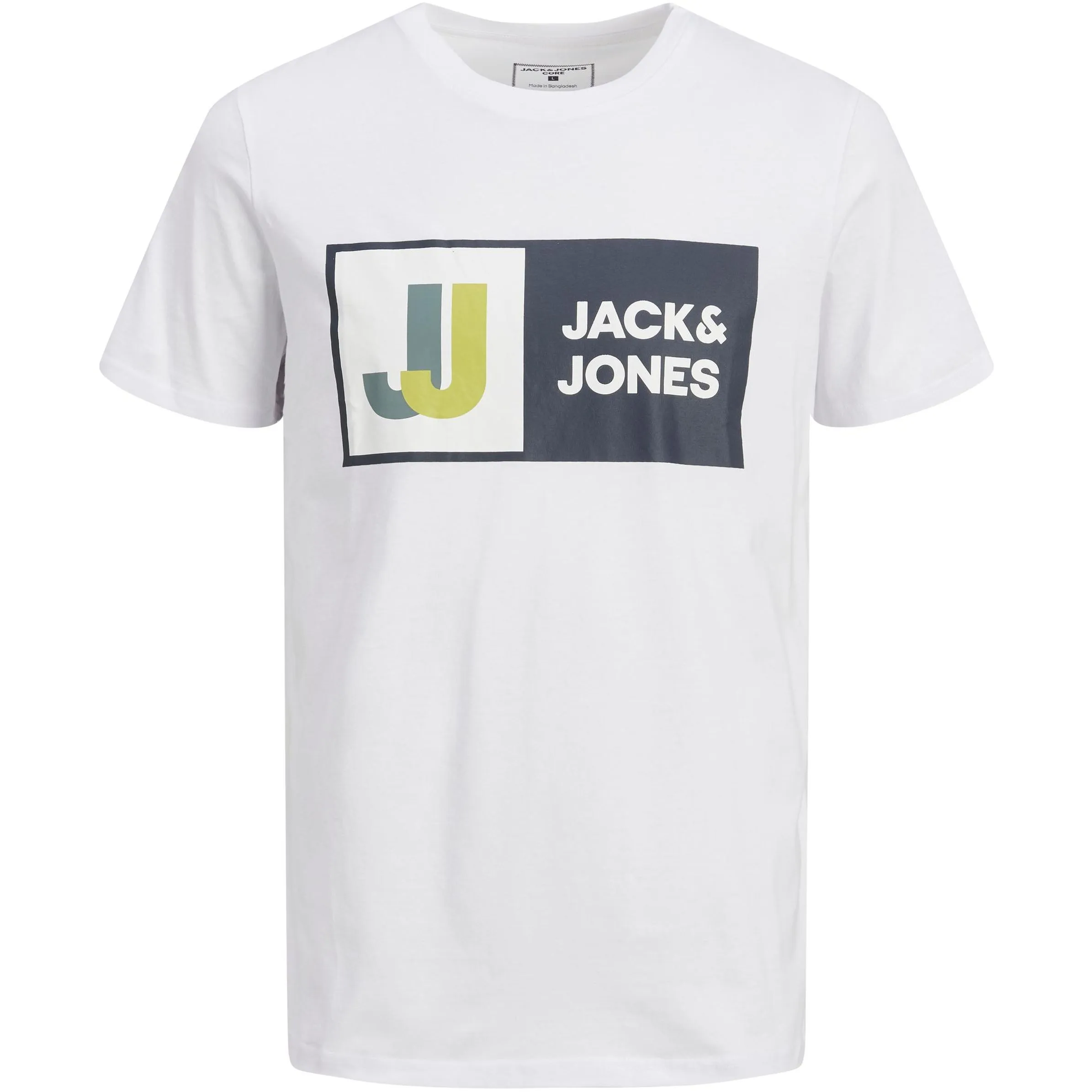 Jack&Jones Junior 12216592 JCOLOGAN TEE SS CREW Weiß 868780 178074 1