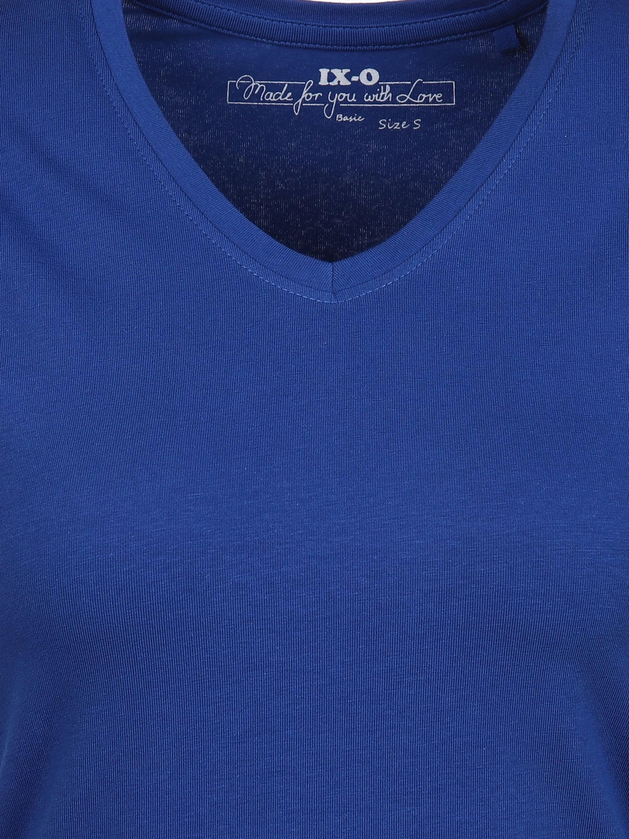 IX-O YF-Da-T-Shirt, Basic Blau 889940 BLUE 3