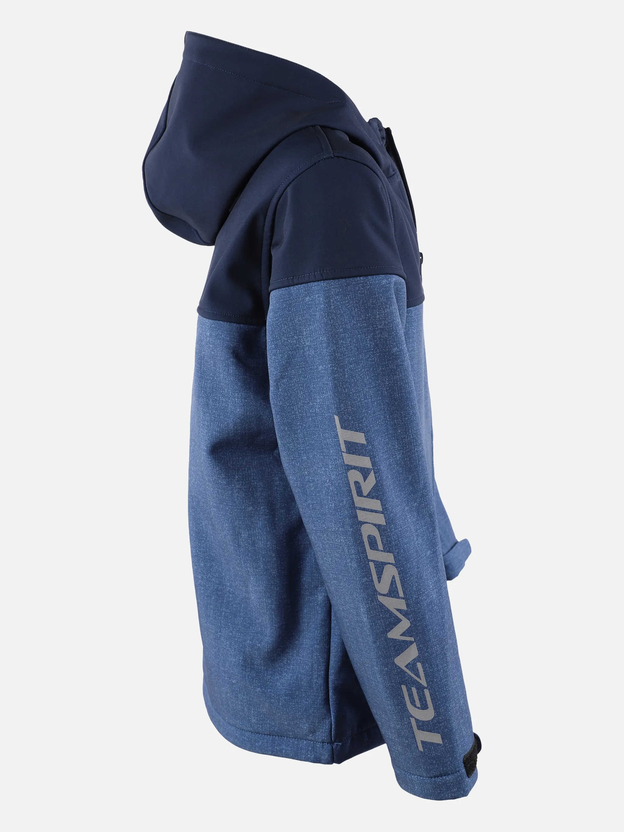 Stop + Go JJ Softshelljacke in blauen Blockfarben Blau 875520 BLAU 4 Stop + Go JJ Softshelljacke in blauen Blockfarben Blau 875520 BLAU 4
