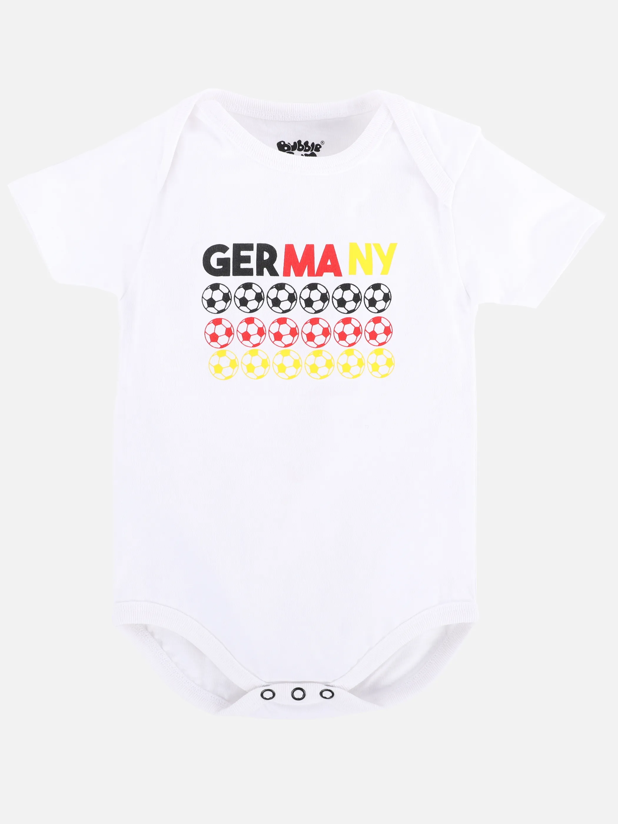 Bubble Gum Baby Fan Body mit Brustdruck Weiß 891845 GERMANY 1