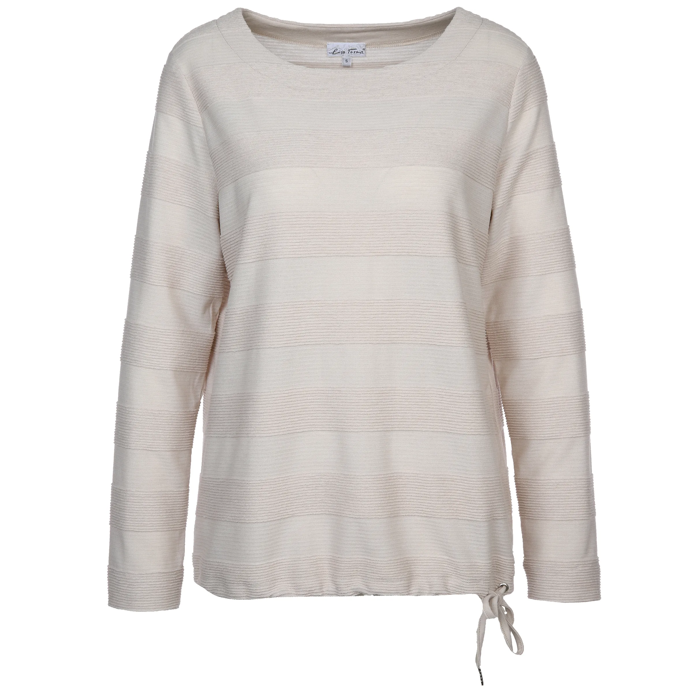 Lisa Tossa Da-Ringelshirt m. Struktur Beige 881228 BEIGE MEL 1 Lisa Tossa Da-Ringelshirt m. Struktur Beige 881228 BEIGE MEL 1
