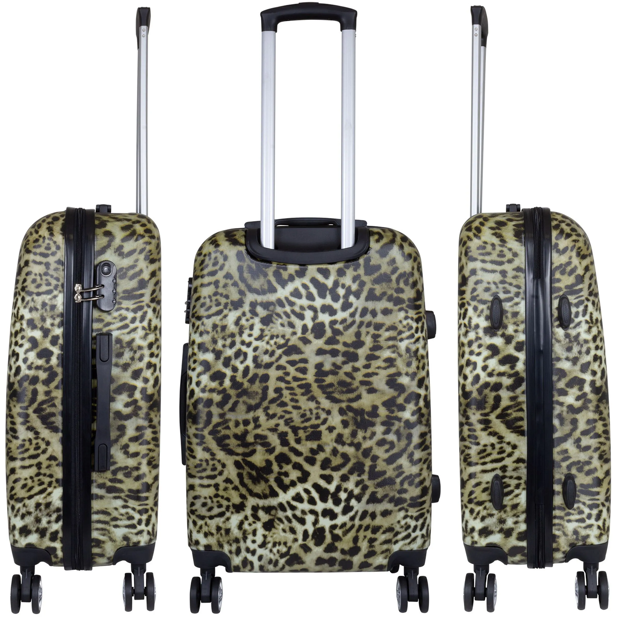 Koffer/Taschen Koffer Leopard 59L 65x45x25 Schwarz 894508 SCHWARZ 2