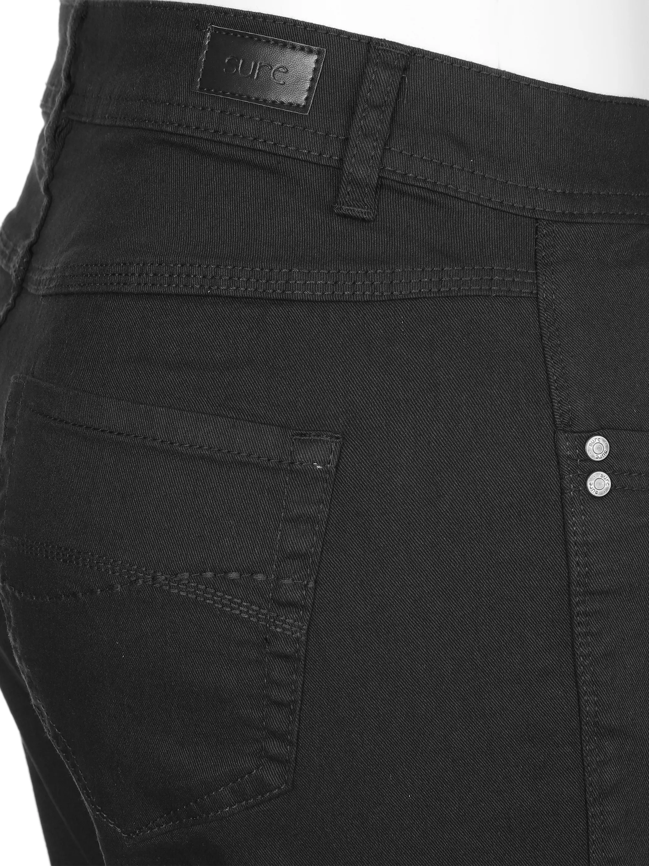 Sure Da-Hose, skinny mit 7/8 Länge Schwarz 873871 SCHWARZ 4