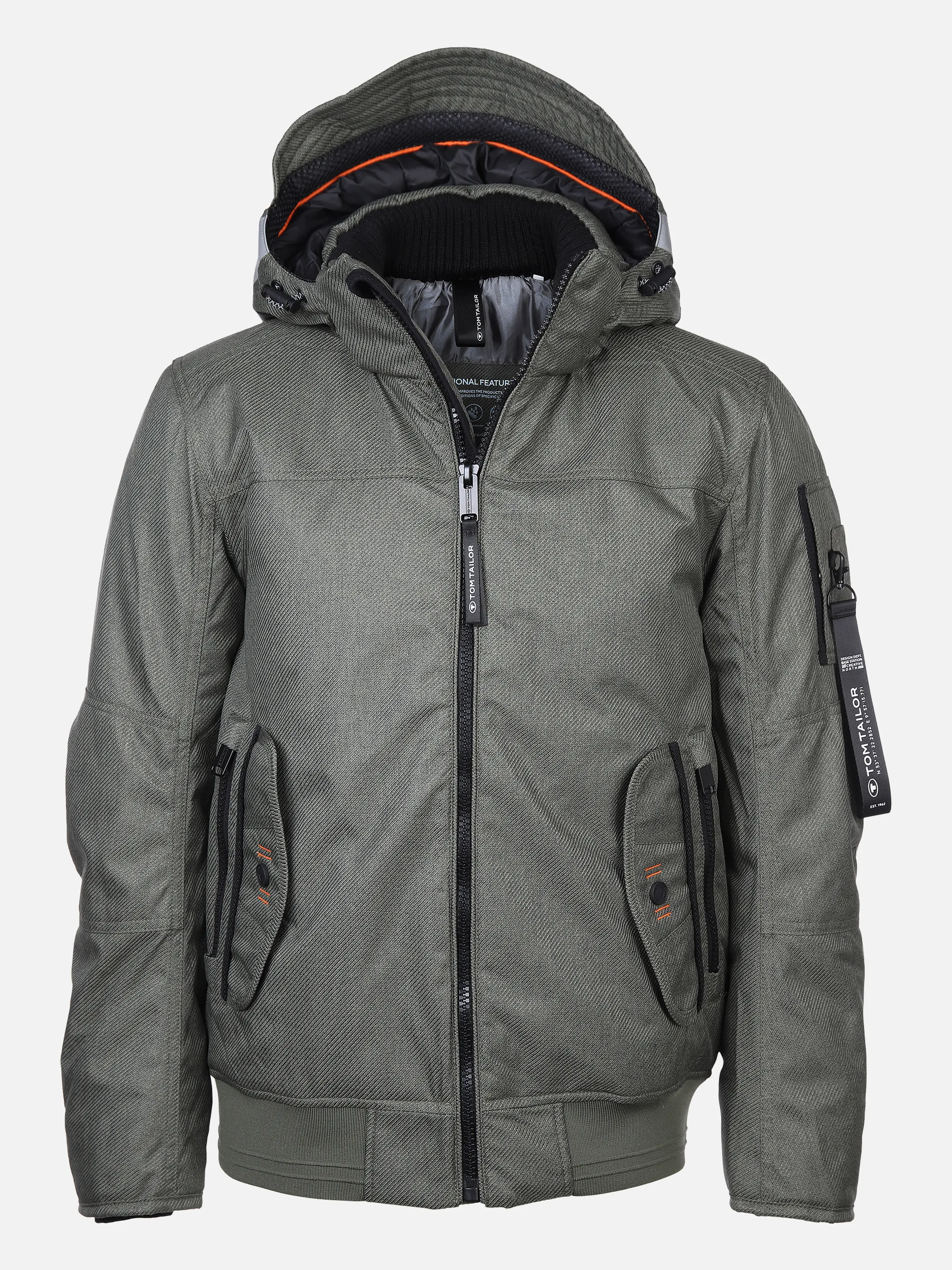 Tom Tailor 1033637 casual blouson Grün 869551 10415 1 Tom Tailor 1033637 casual blouson Grün 869551 10415 1