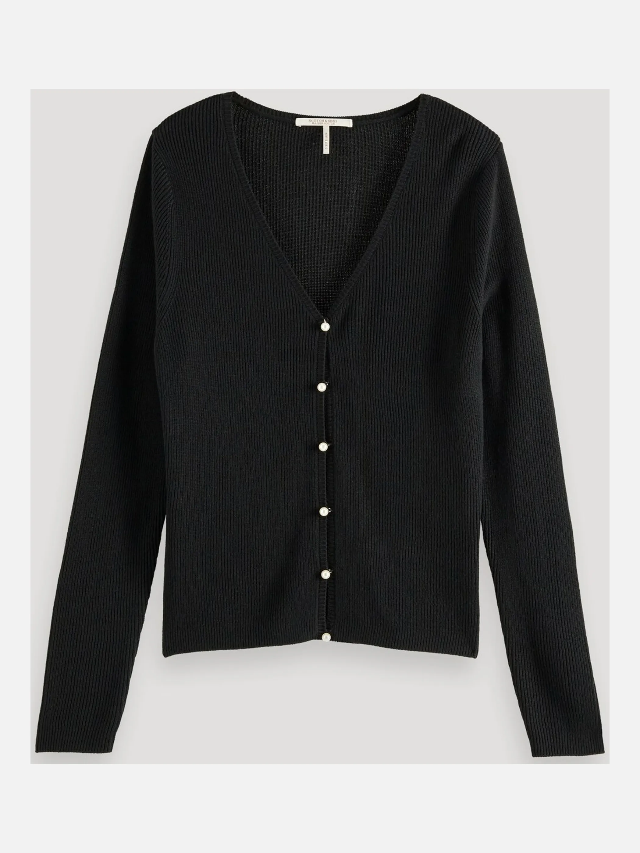 Scotch & Soda 161815 YF-Da-Cardigan Schwarz 848941 0008 1 Scotch & Soda 161815 YF-Da-Cardigan Schwarz 848941 0008 1