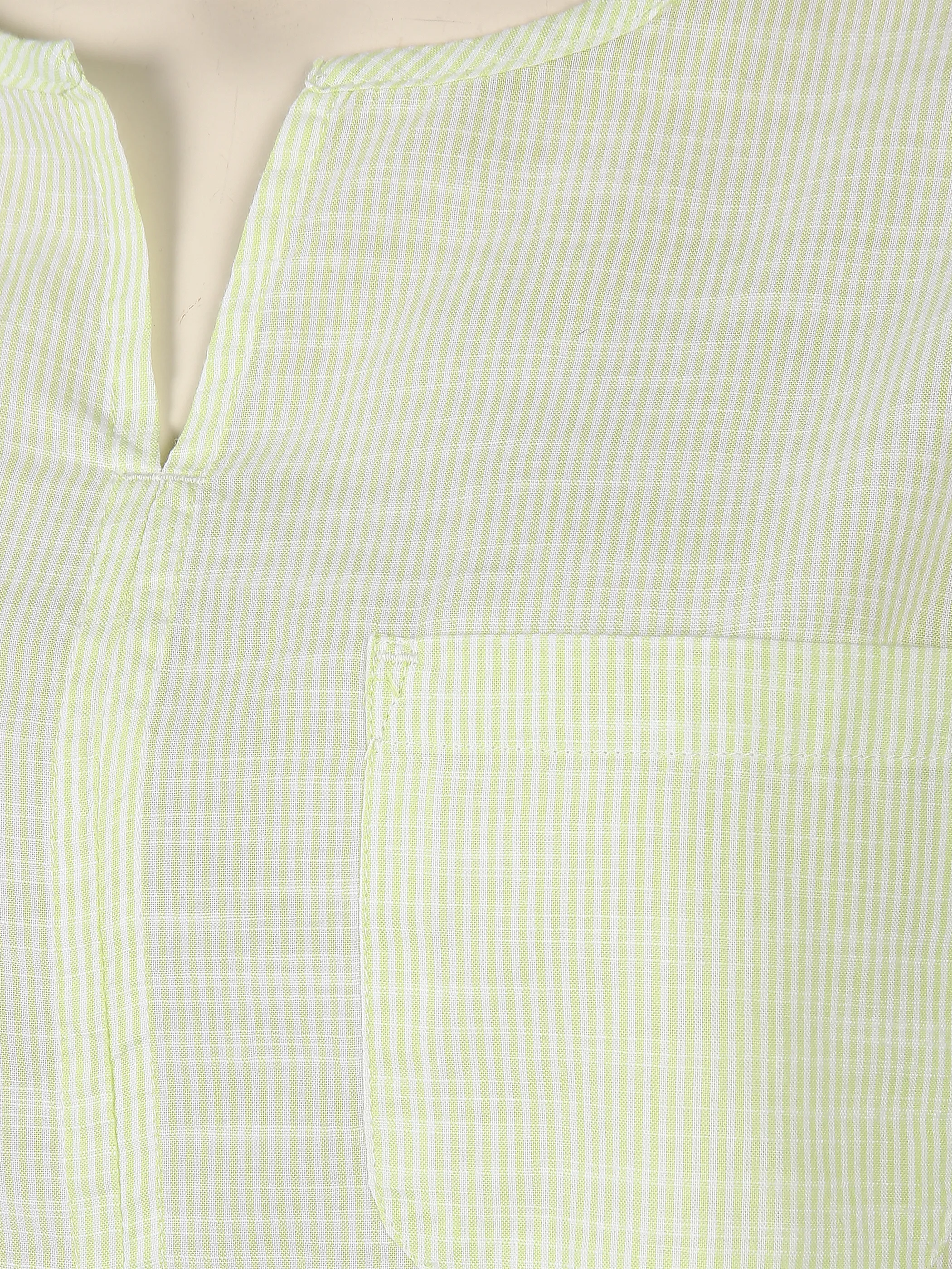 Sonja Blank Da-Gr. Größen woven Bluse Weiß 831220 LIME/WHITE 3