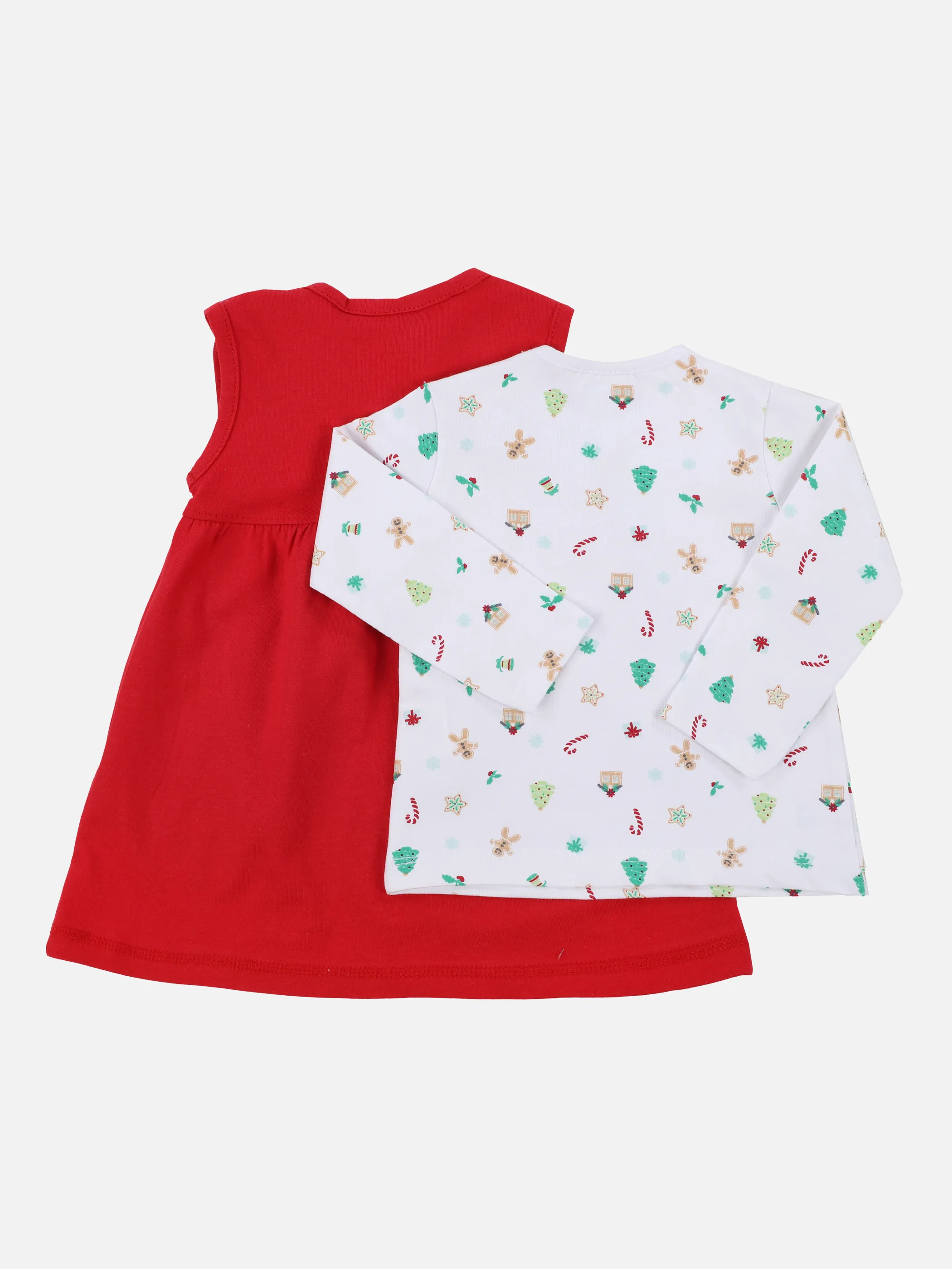 Bubble Gum BG XMAS 2er Set Kleid in rot Rot 871233 WEIS 2 Bubble Gum BG XMAS 2er Set Kleid in rot Rot 871233 WEIS 2