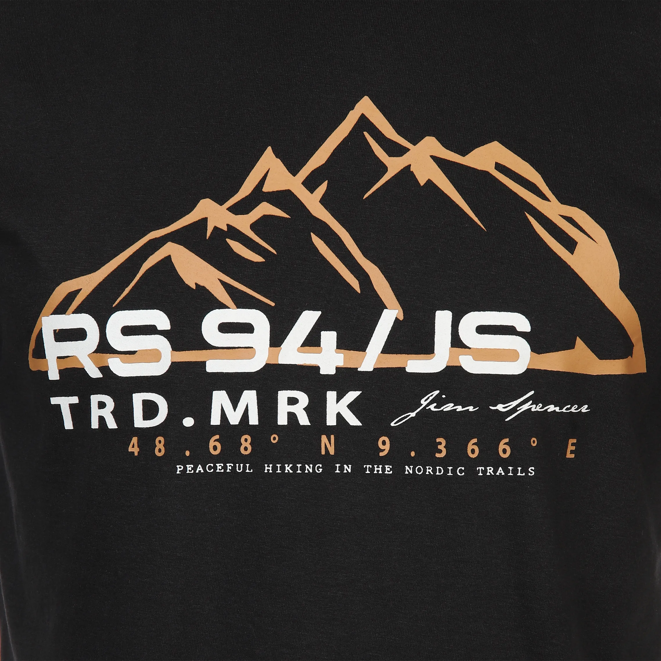 Jim Spencer He. T-Shirt 1/2 Arm Druck RH Schwarz 883492 BLACK 3 Jim Spencer He. T-Shirt 1/2 Arm Druck RH Schwarz 883492 BLACK 3