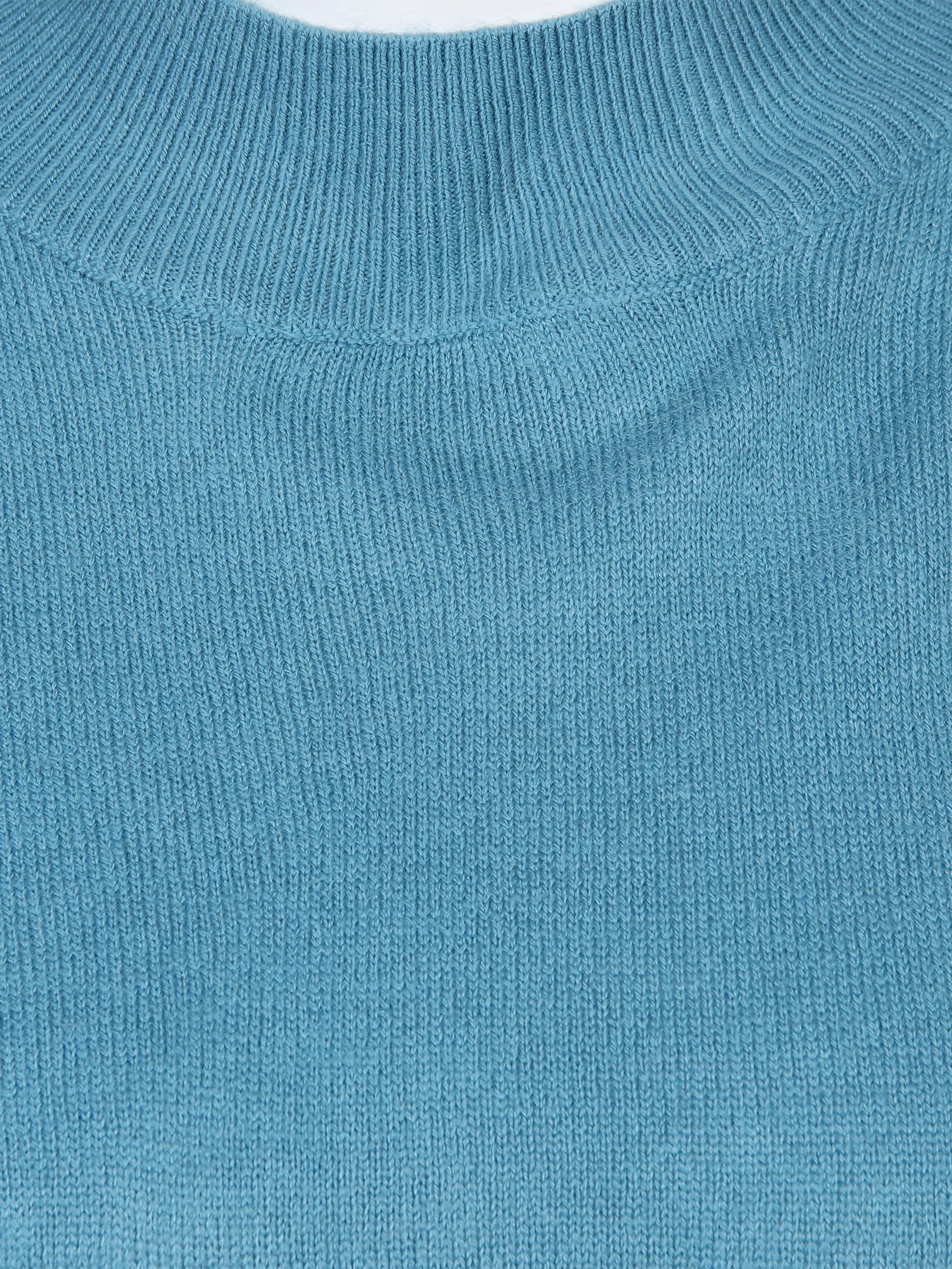 Sure Da-Stehkragenpullover cashmere Blau 866580 AQUA 3