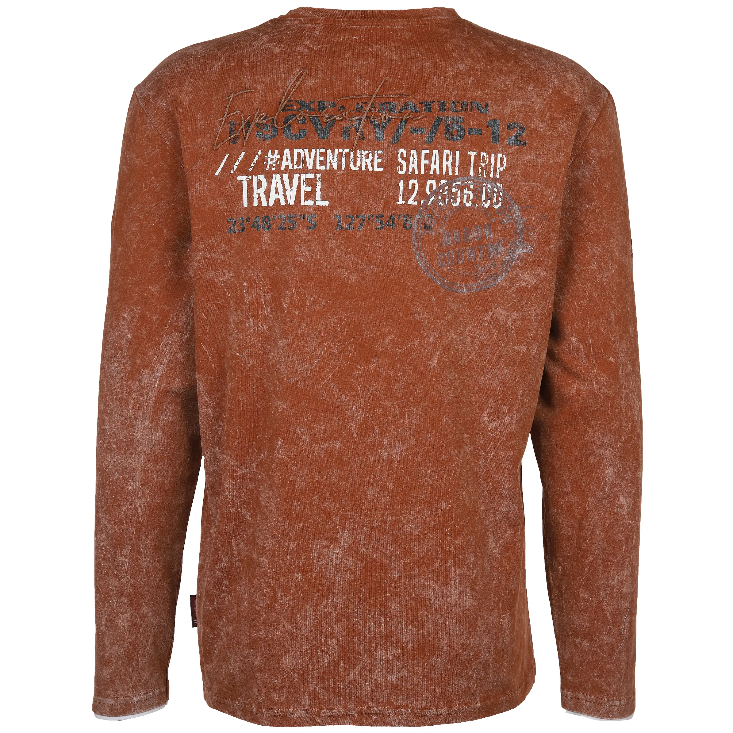 Southern Territory He. Henleyshirt 1/1 Arm 2in1 Braun 884590 BROWN 2 Southern Territory He. Henleyshirt 1/1 Arm 2in1 Braun 884590 BROWN 2