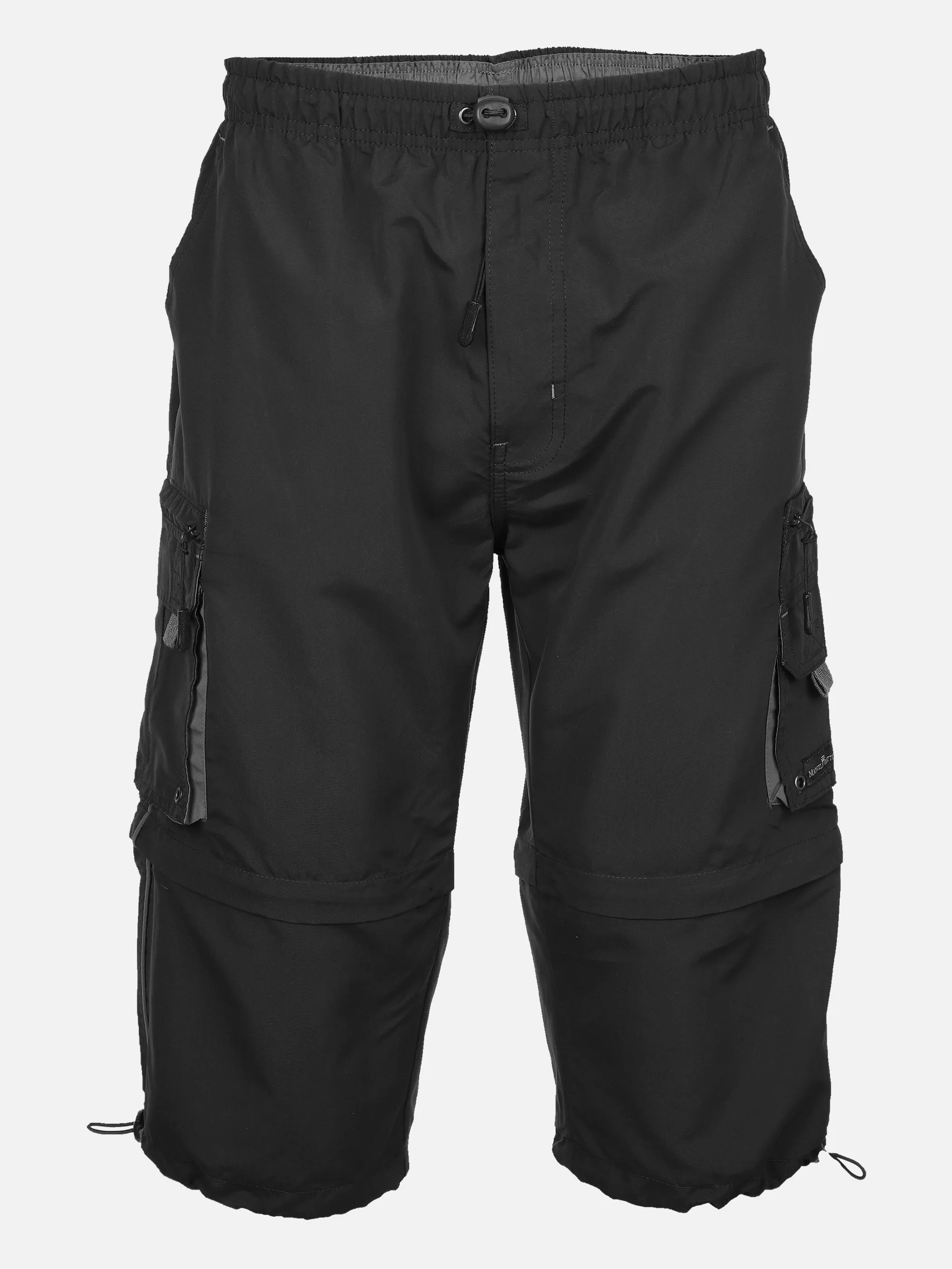 Marcel Battiston He. Caprihose Zipp-Off Cargo Schwarz 878485 BLACK 1 Marcel Battiston He. Caprihose Zipp-Off Cargo Schwarz 878485 BLACK 1