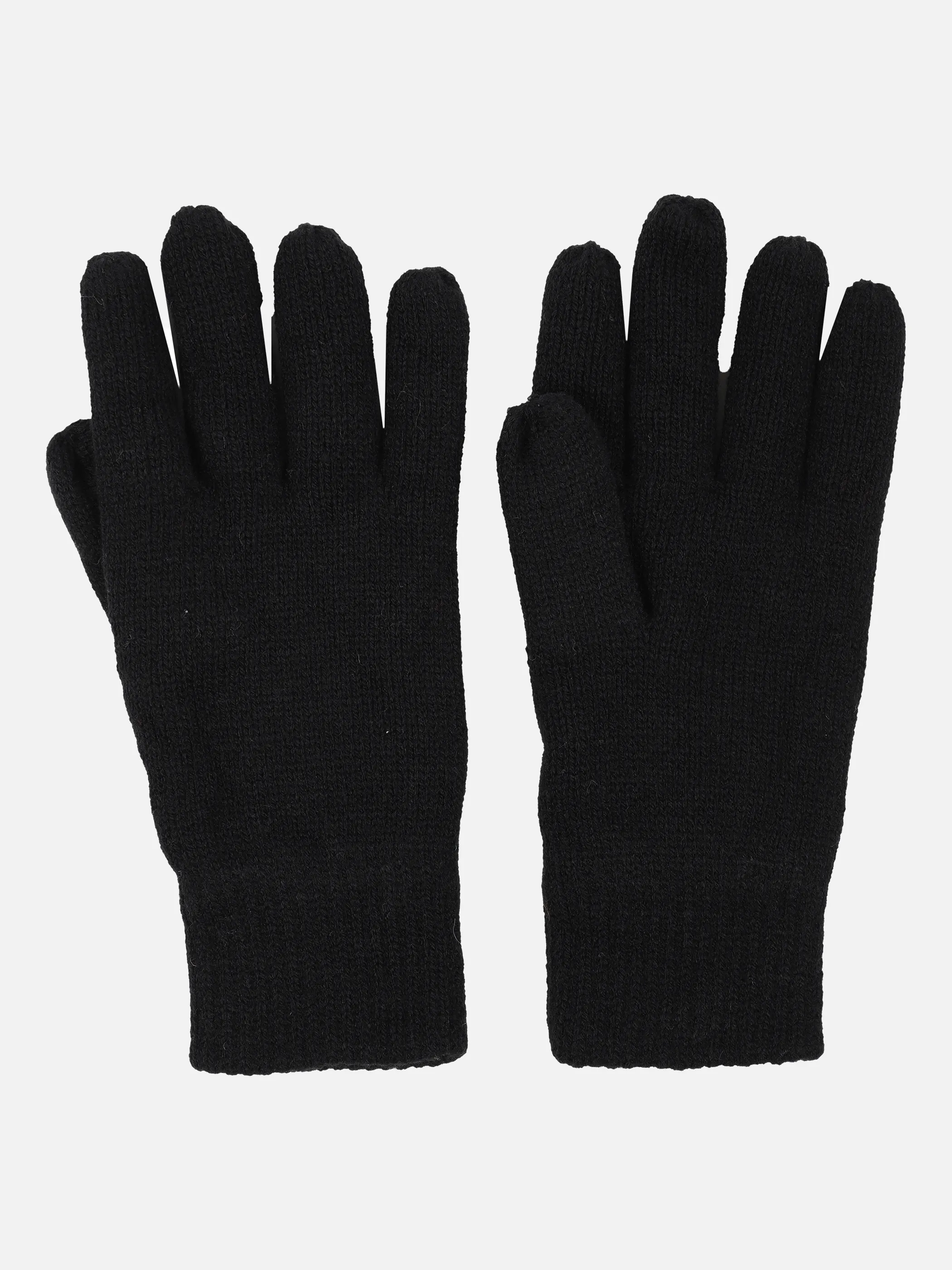 Jim Spencer He. Strickhandschuh Basic uni Schwarz 846372 BLACK 2