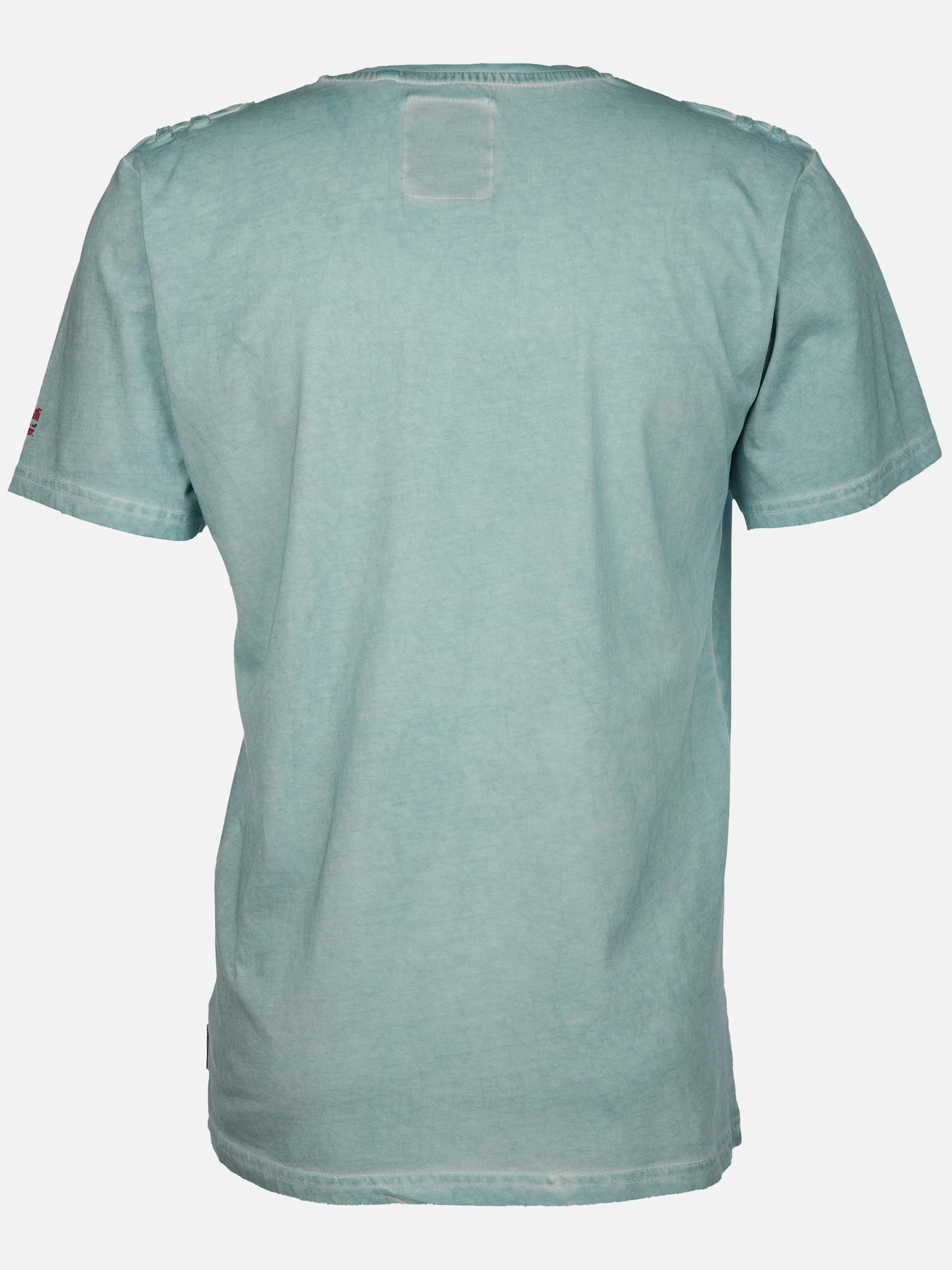 Southern Territory He. Henleyshirt 1/2 Arm washer Blau 910643 AQUA 2