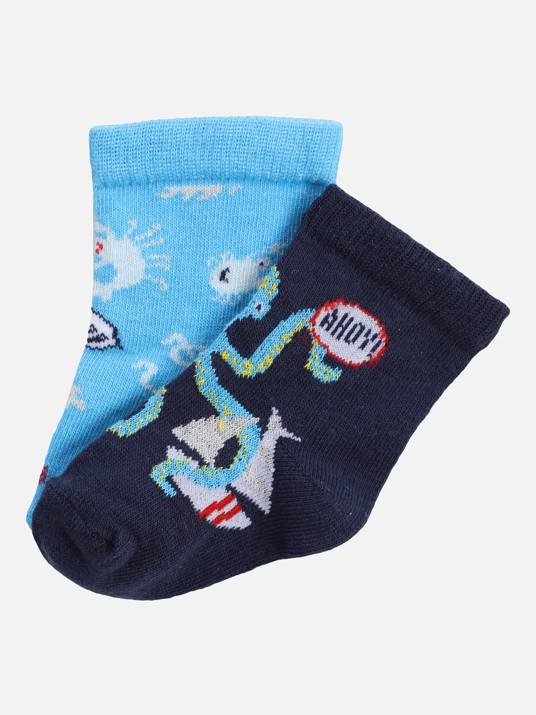 Bubble Gum BB Socken 2er Pack Krake/AOP Blau 865094 BLAU/H. BL 1