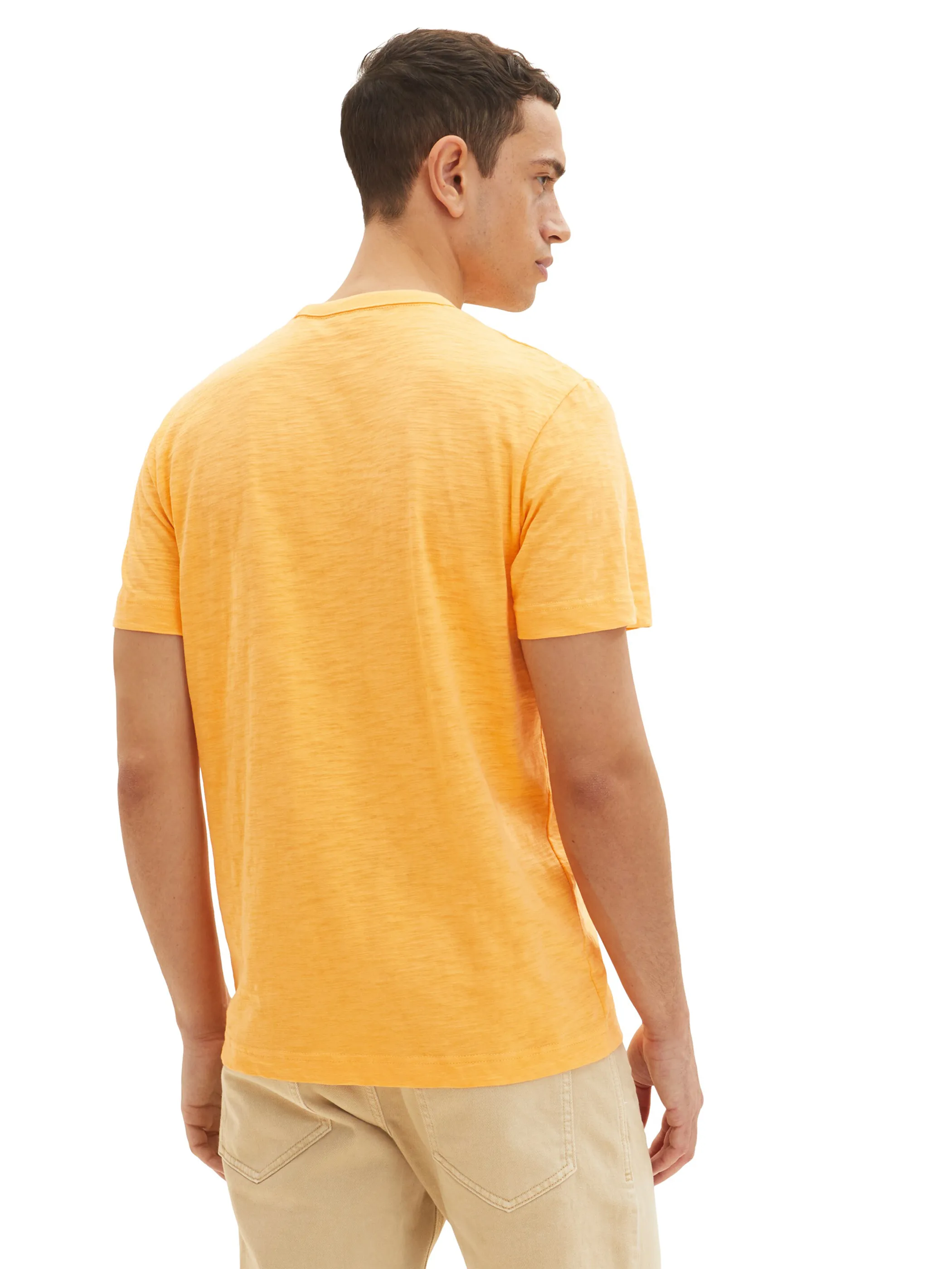 Tom Tailor 1035615 basic crewneck t-shirt Orange 874967 22225 2