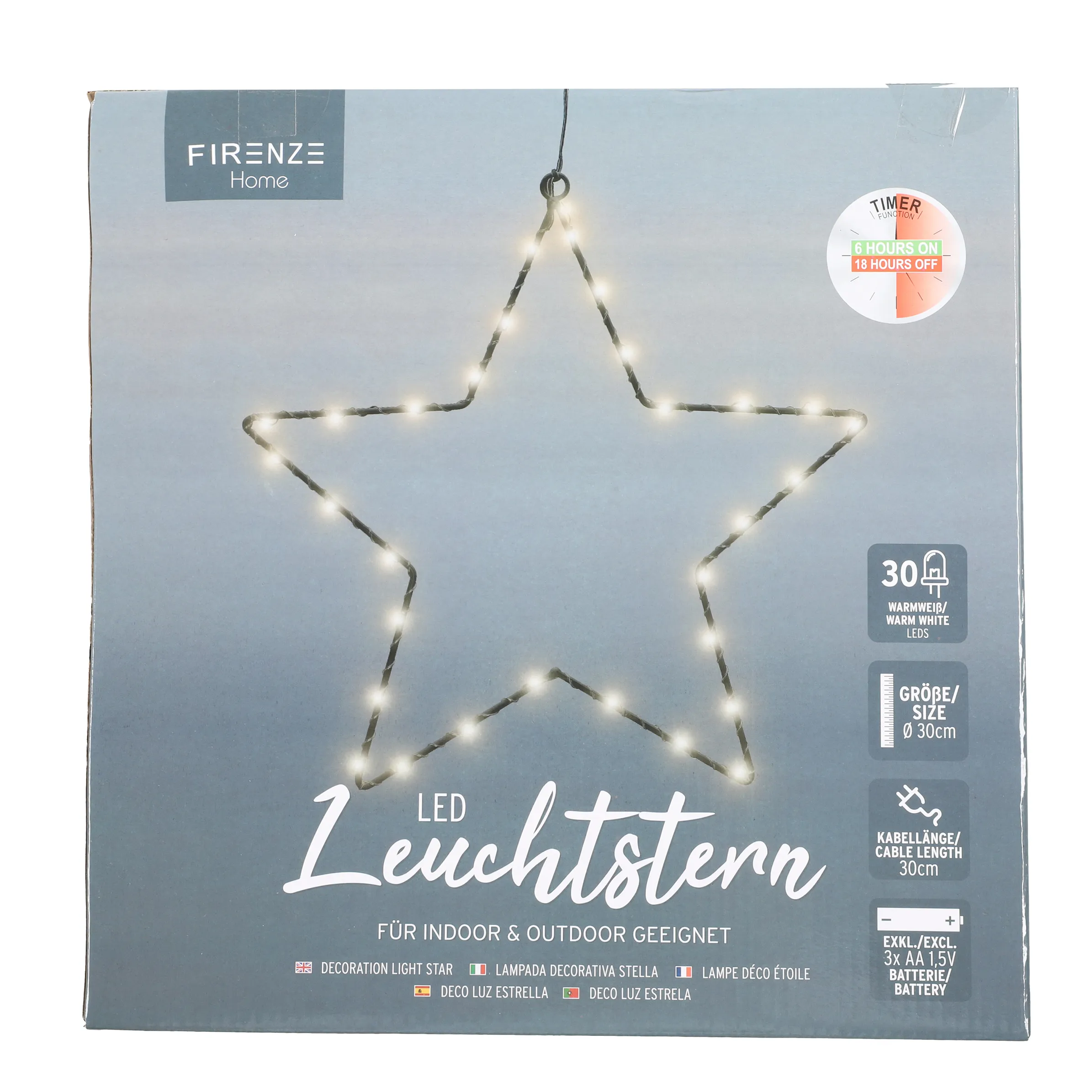 Weihnachten Outdoor LED Stern D. 30cm 30 L Weiß 886629 WEIß 2 Weihnachten Outdoor LED Stern D. 30cm 30 L Weiß 886629 WEIß 2